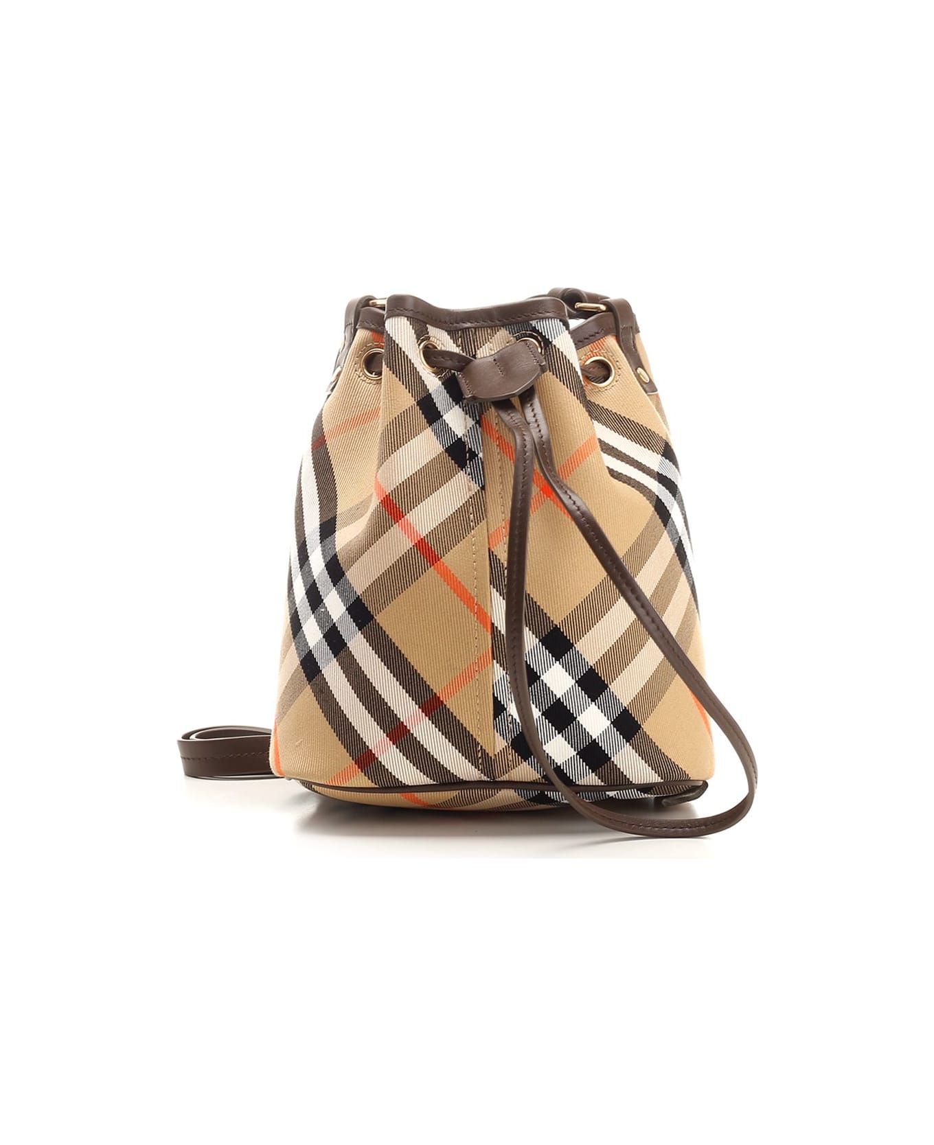 Burberry Classic Check Bucket Bag - Beige