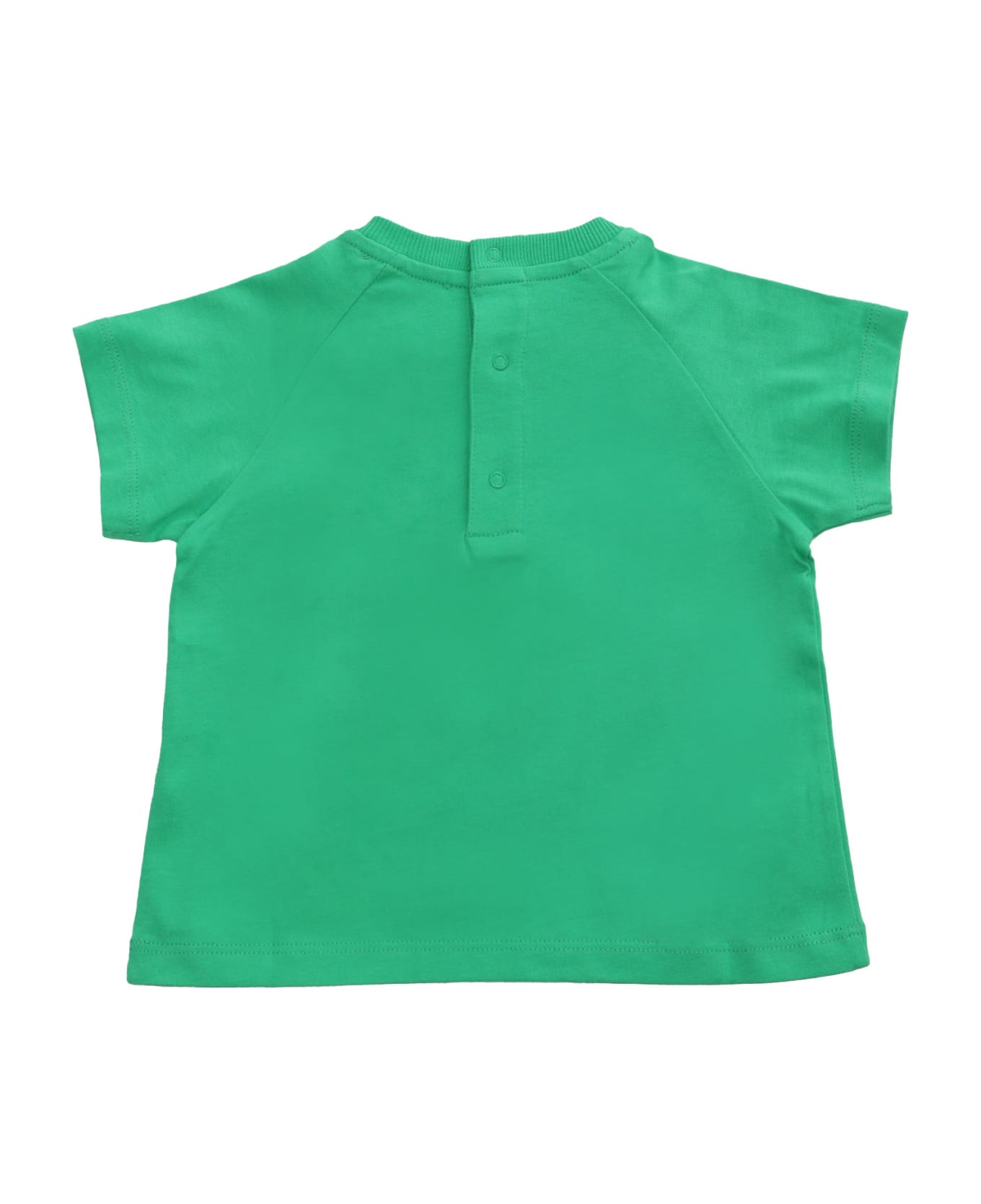 Moschino Green T-shirt With Logo - GREEN