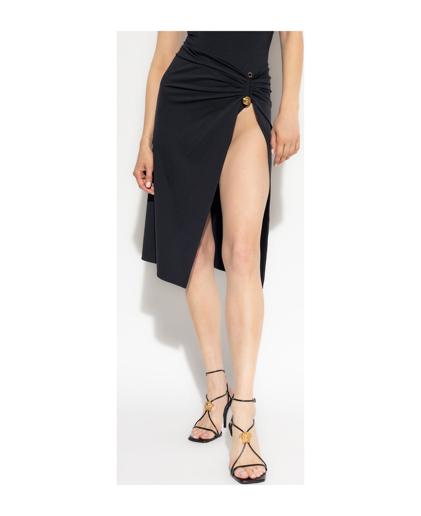 Versace Beach Sarong - BLACK