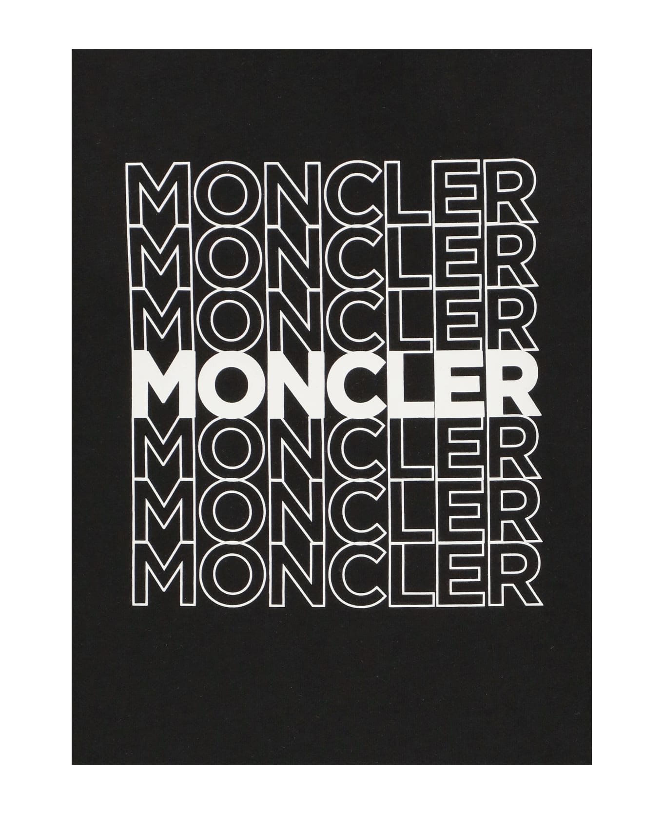 Moncler Cotton T-shirt - Black