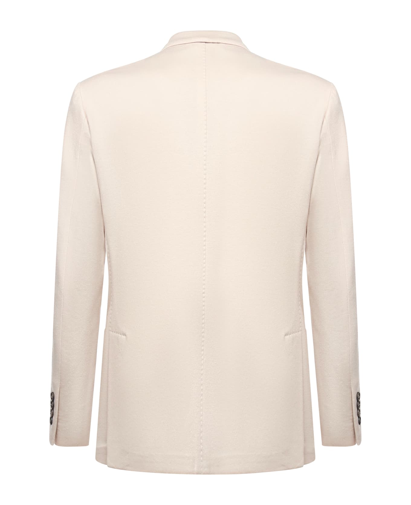 Eleventy Double-breasted Wool Jacket - SAND