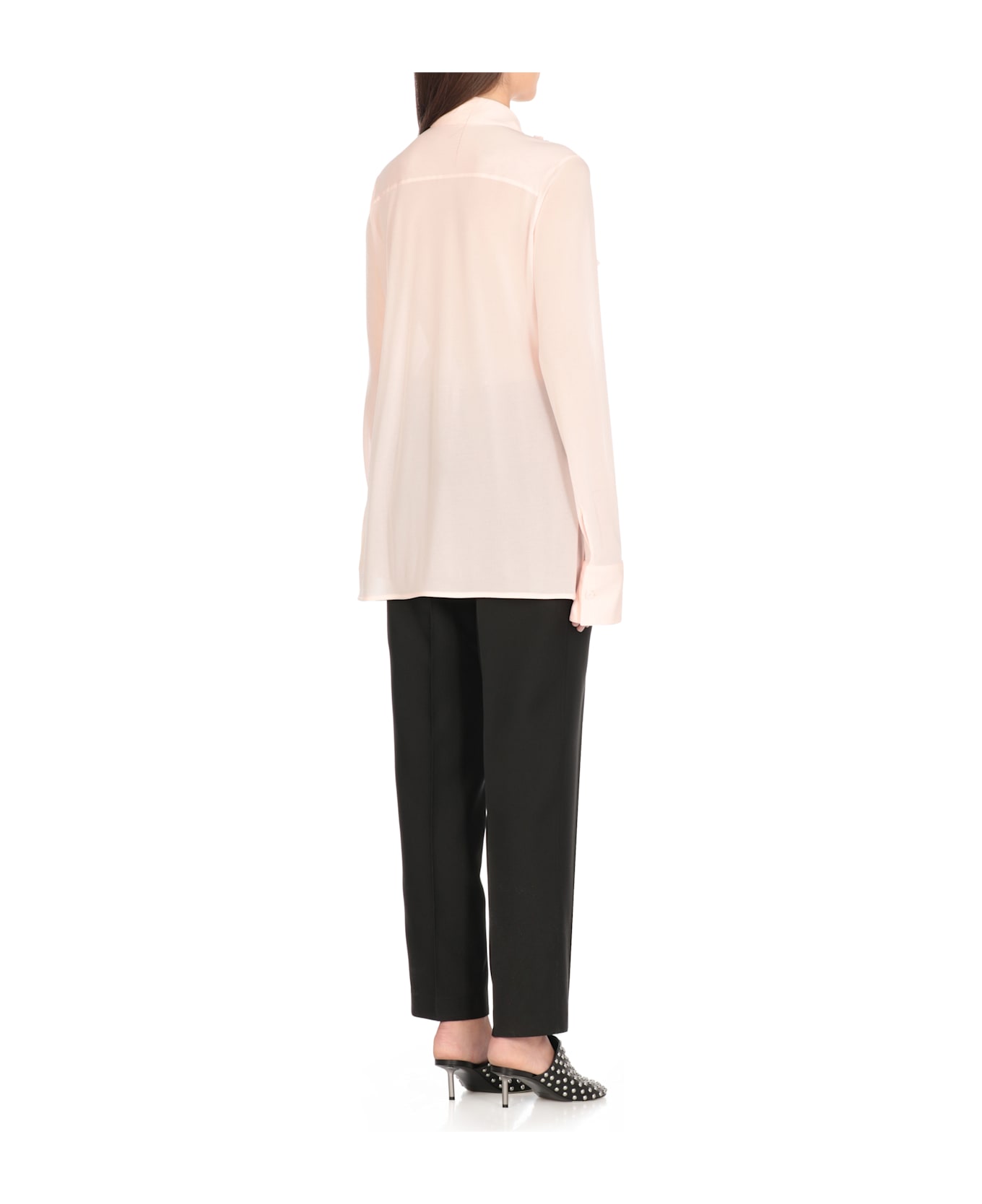 Jil Sander Rouches Shirt - Pink