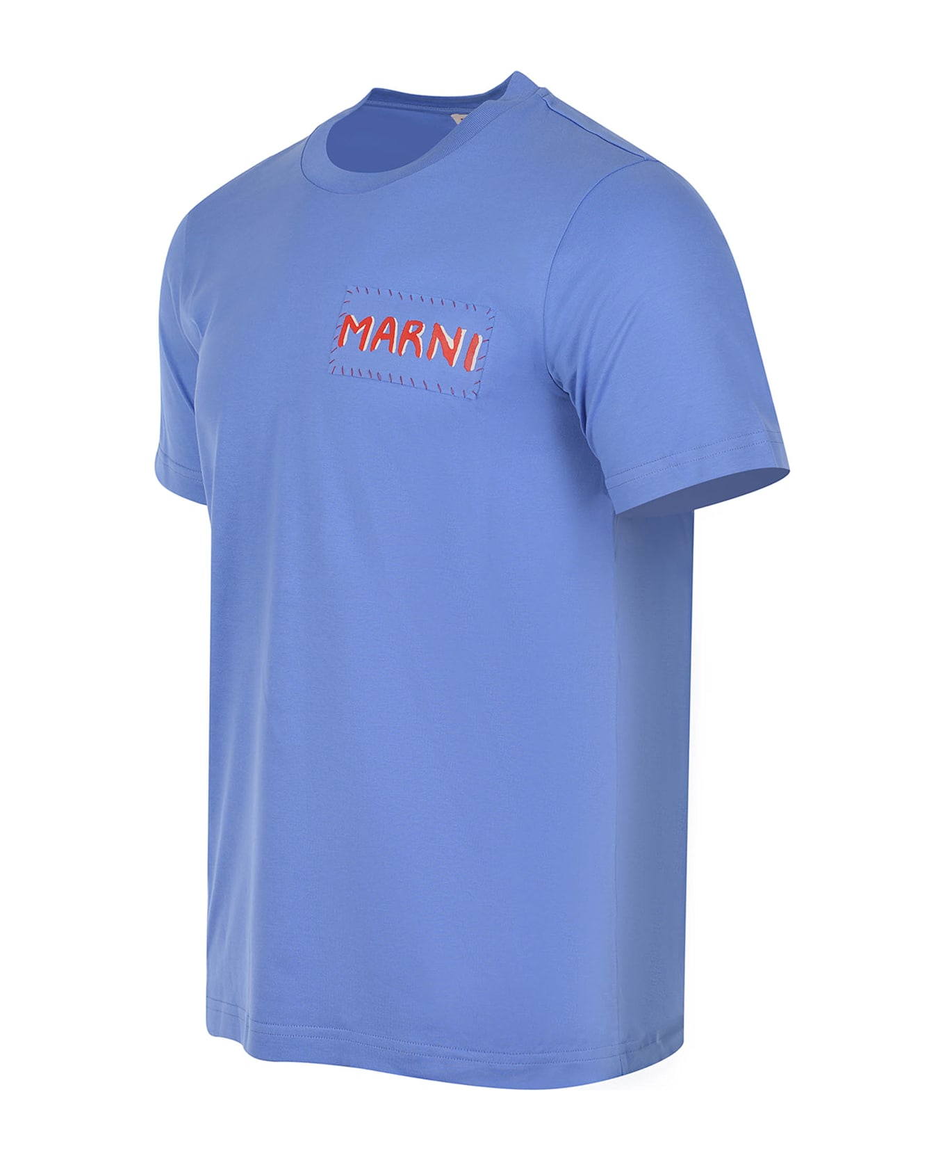 Marni T-shirt Made Of Cotton. - BLUE LILAC