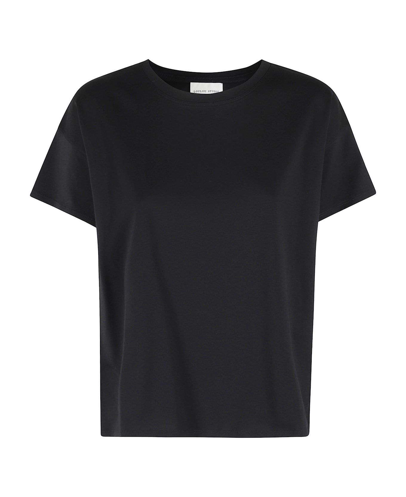 Loulou Studio Manches Courtes Oversize - Black