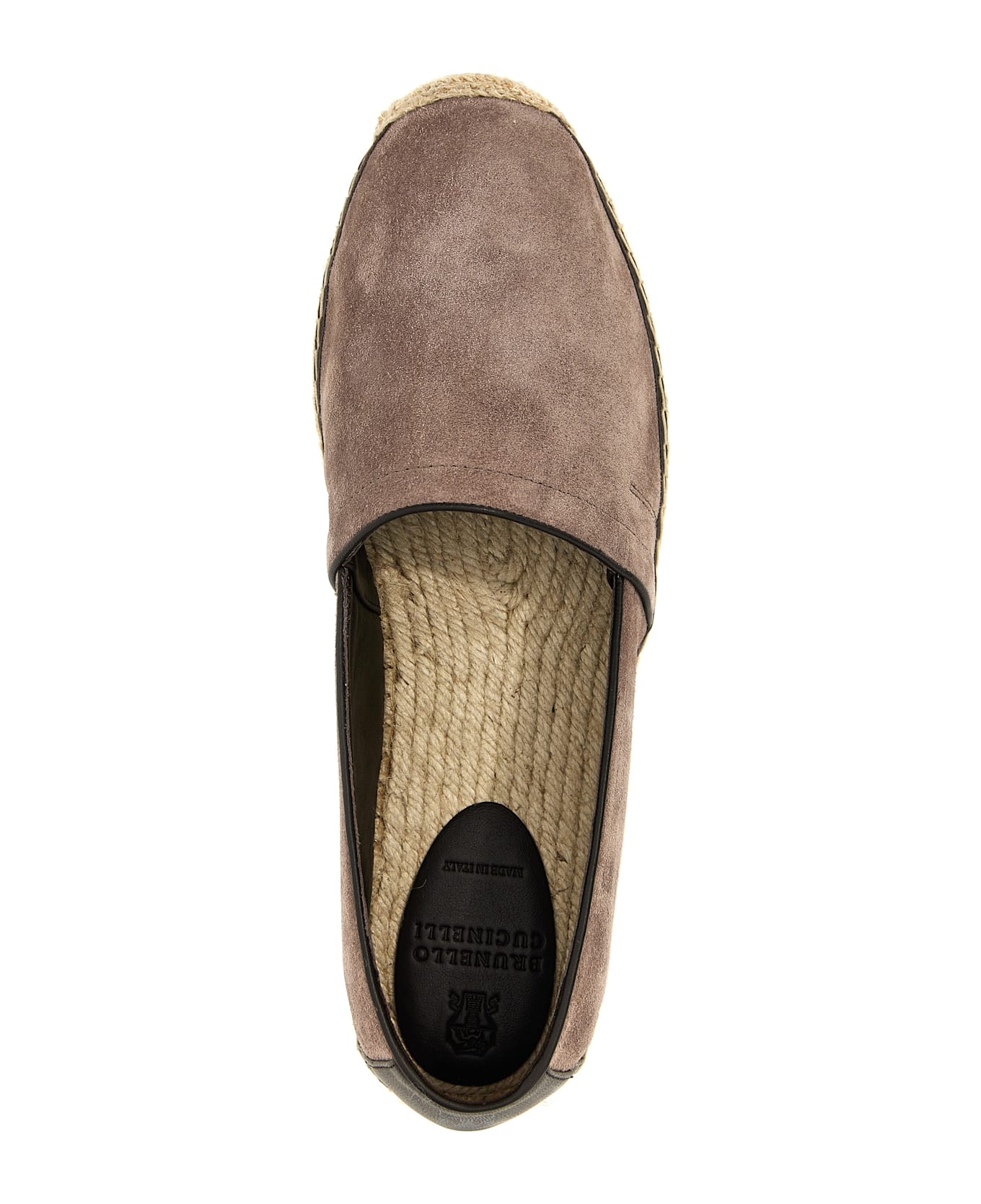 Brunello Cucinelli Suede Espadrilles - Brown