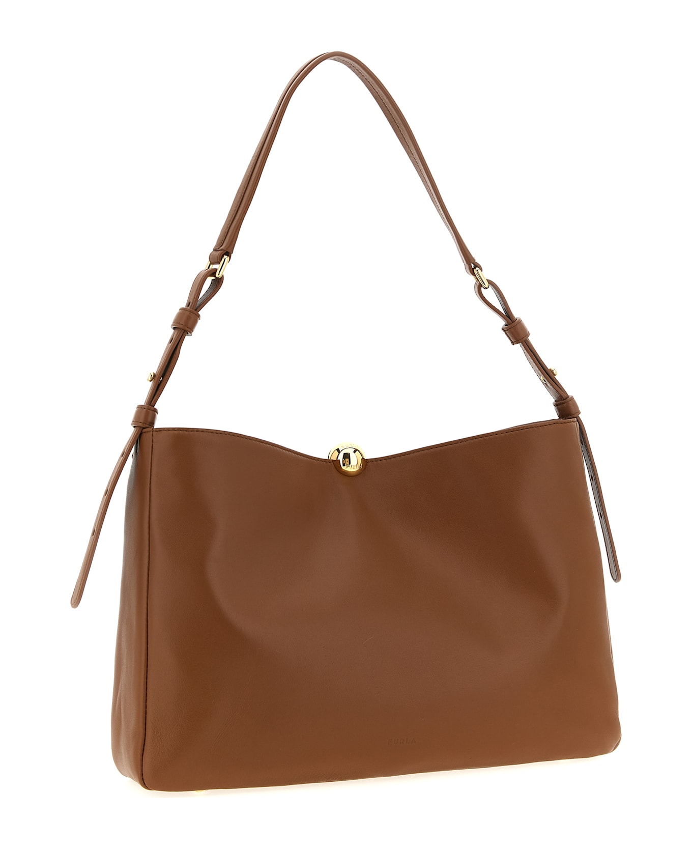 Furla 'furla Sfera Soft' Shoulder Bag - cognac