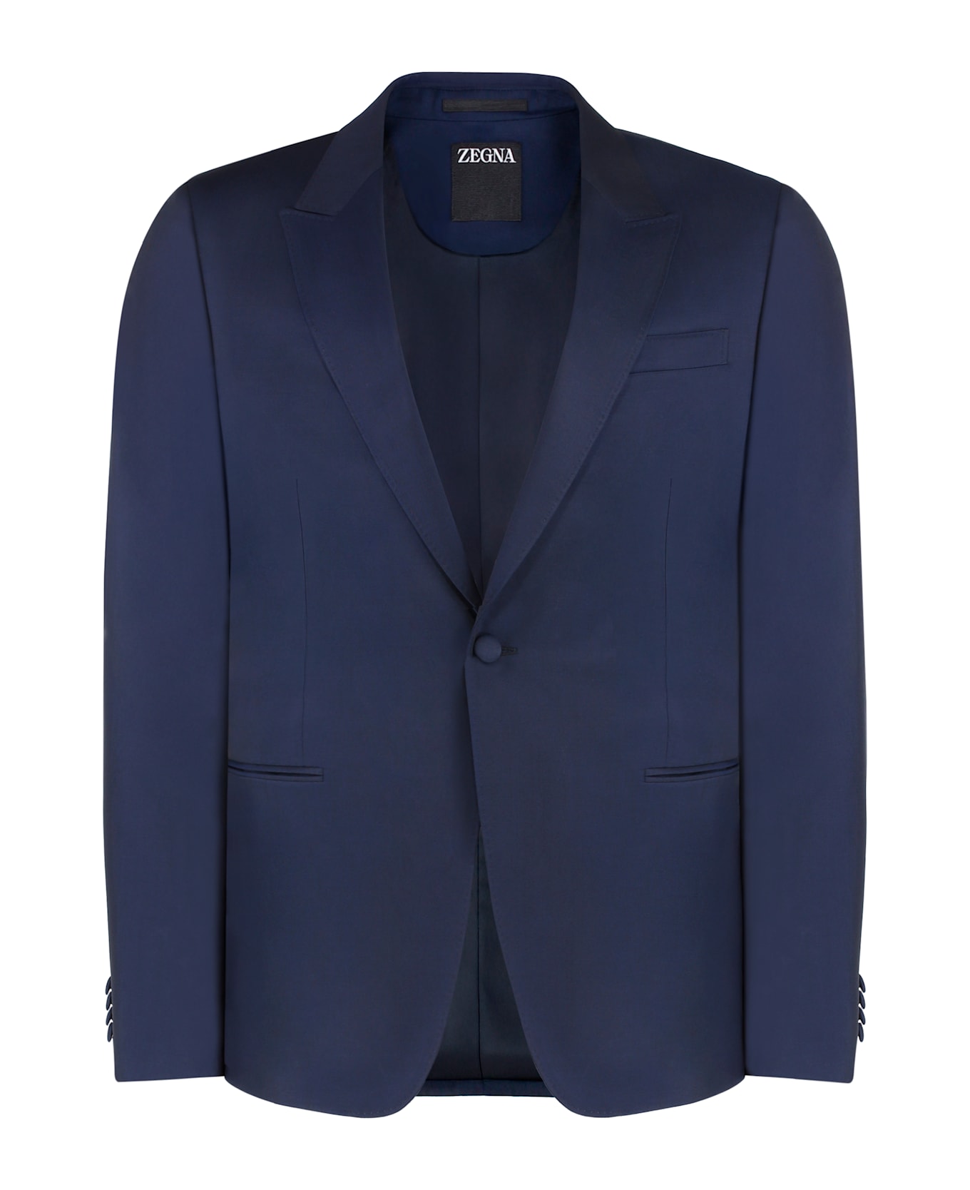 Zegna Wool Blend Two-piece Suit - blue