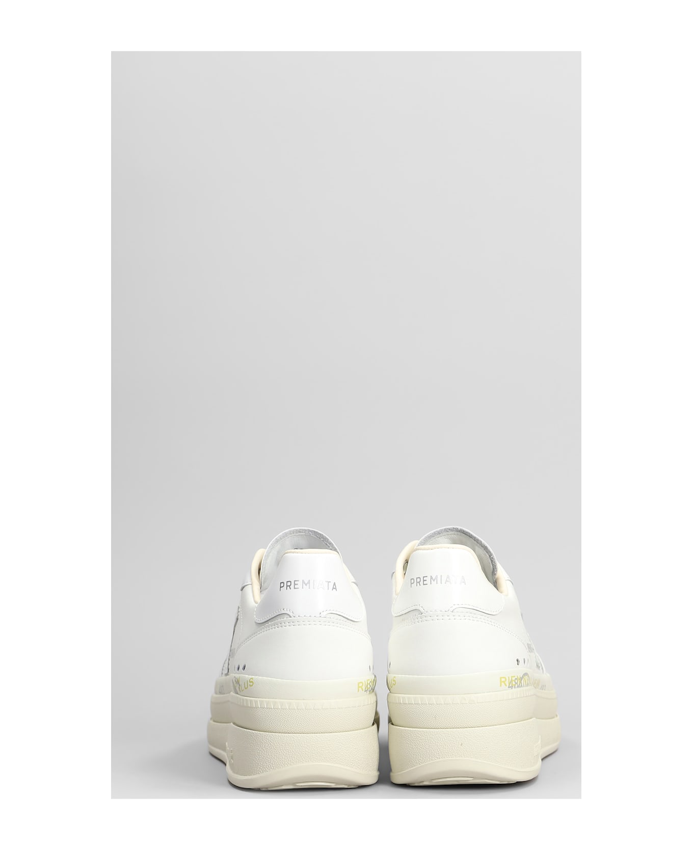 Premiata Micol Sneakers In White Leather - white