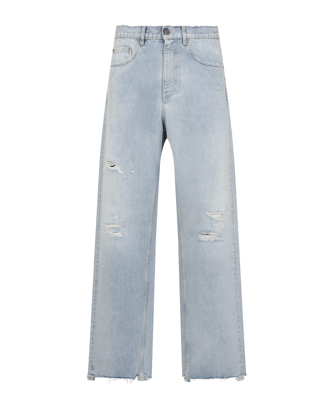 Golden Goose Morgan Wide Pants - Cloud Blue