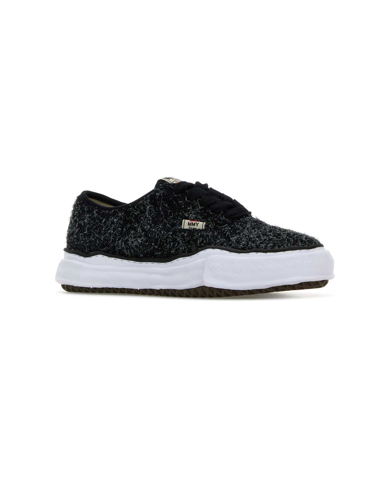 Mihara Yasuhiro Black Fabric Sneaker - BLACK