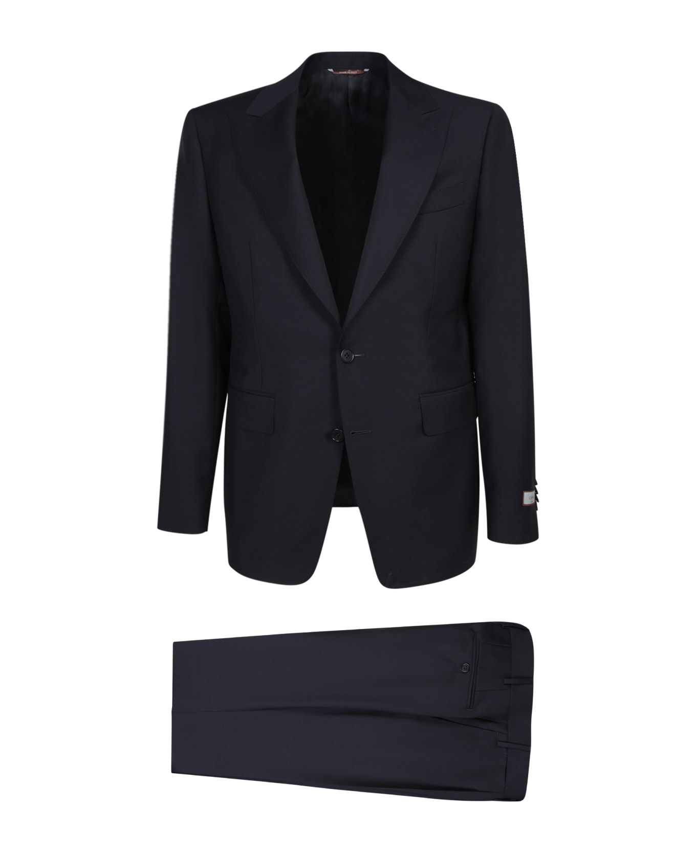 Canali Blue Mohair Suit - Blue