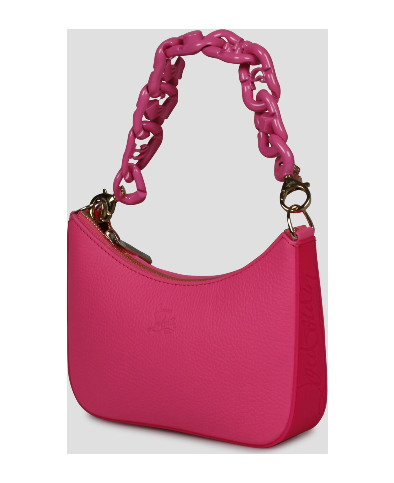 Christian Louboutin Loubila Chain Mini Bag - Pink & Purple