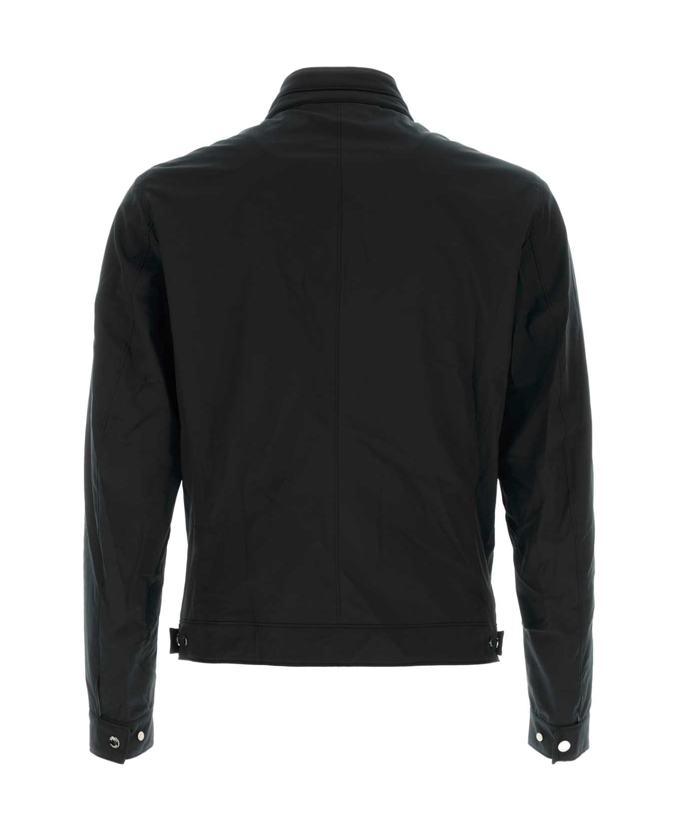 Moorer Black Nylon Blend Vangi-kn Jacket - NERO