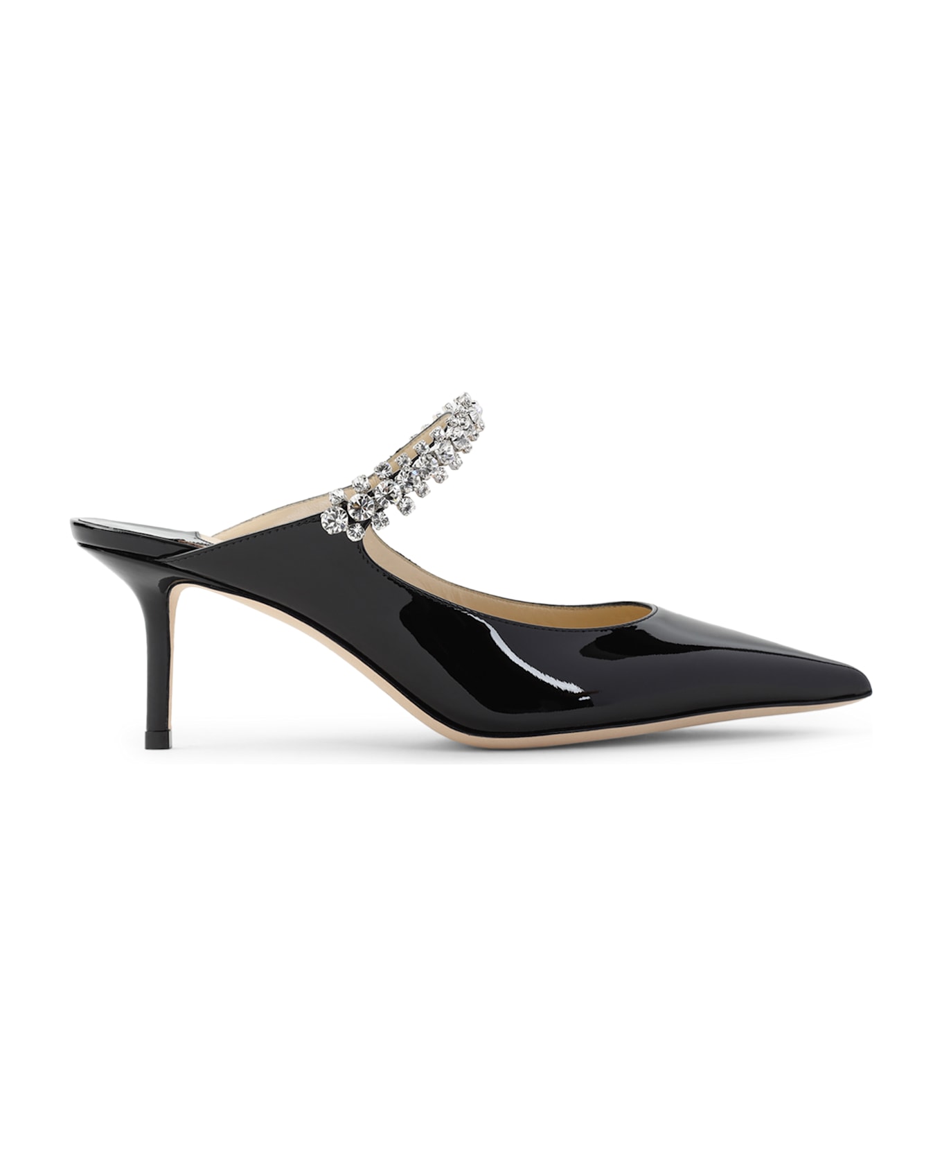 Jimmy Choo Bing 65 Patent Mules - Black