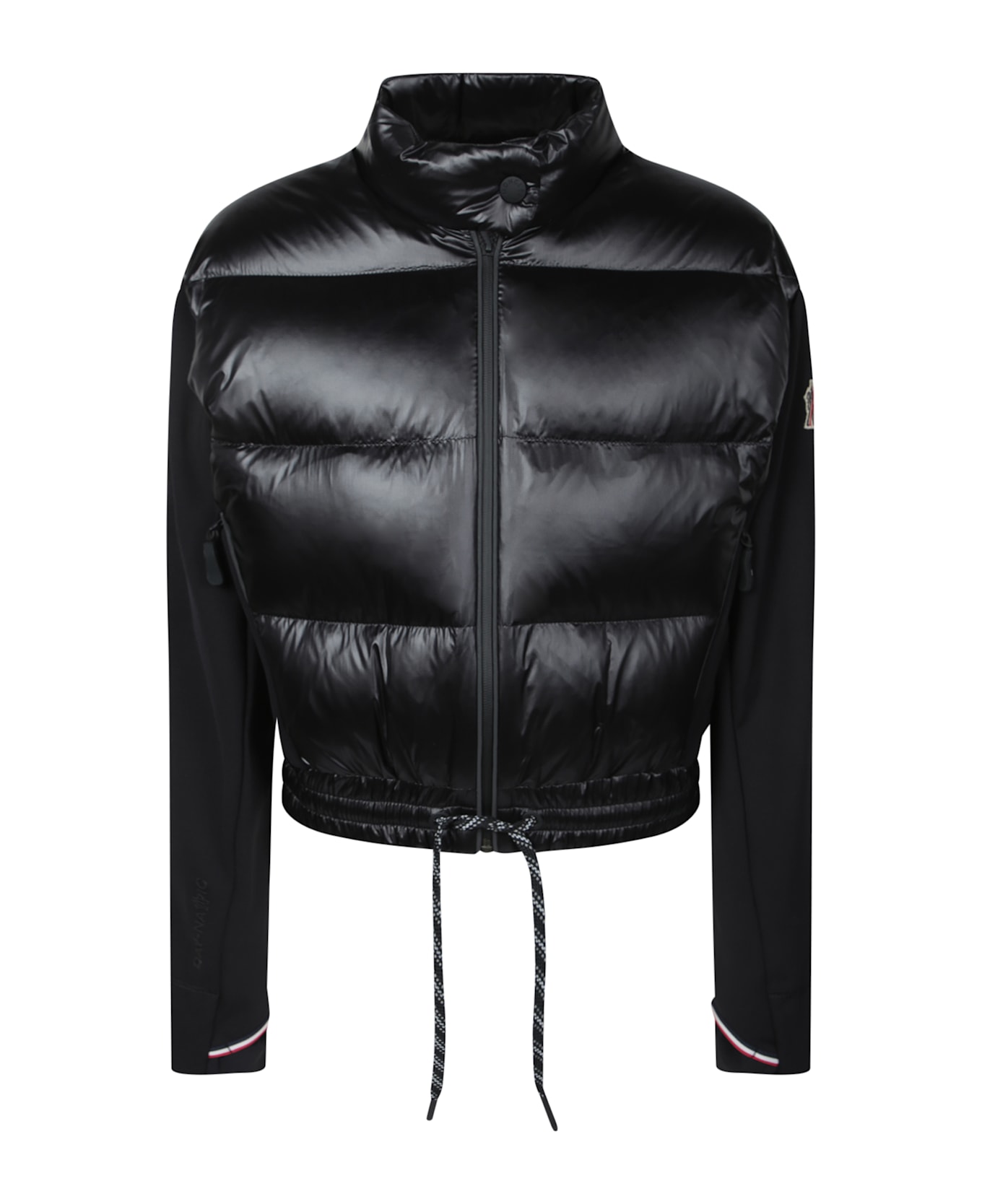 Moncler Grenoble Black Stretch Nylon Jacket - 999