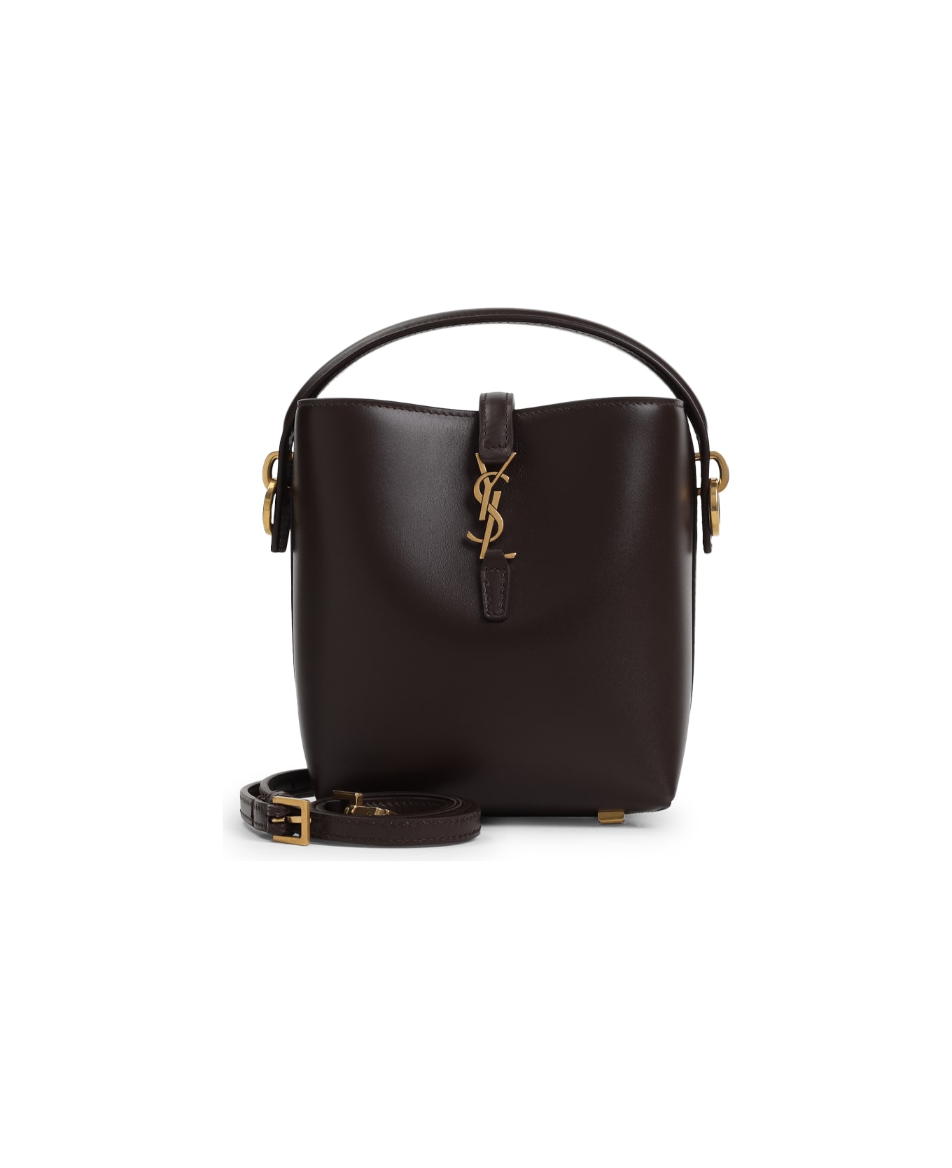 Saint Laurent Mini 37 Shoulder Bag - Dark Sweet Choco
