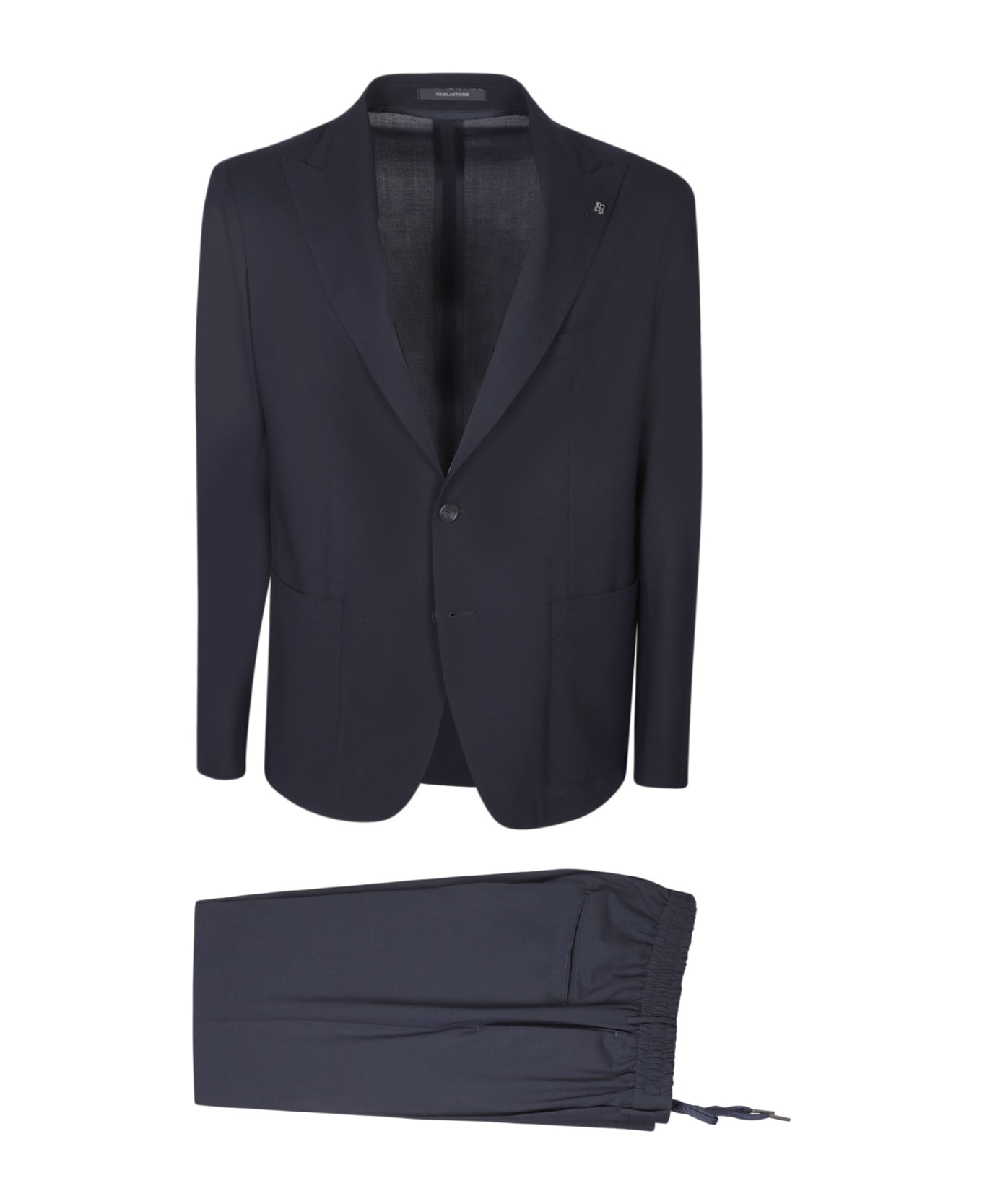 Tagliatore Single-breasted Jacket Blue Suit - Blue スーツ