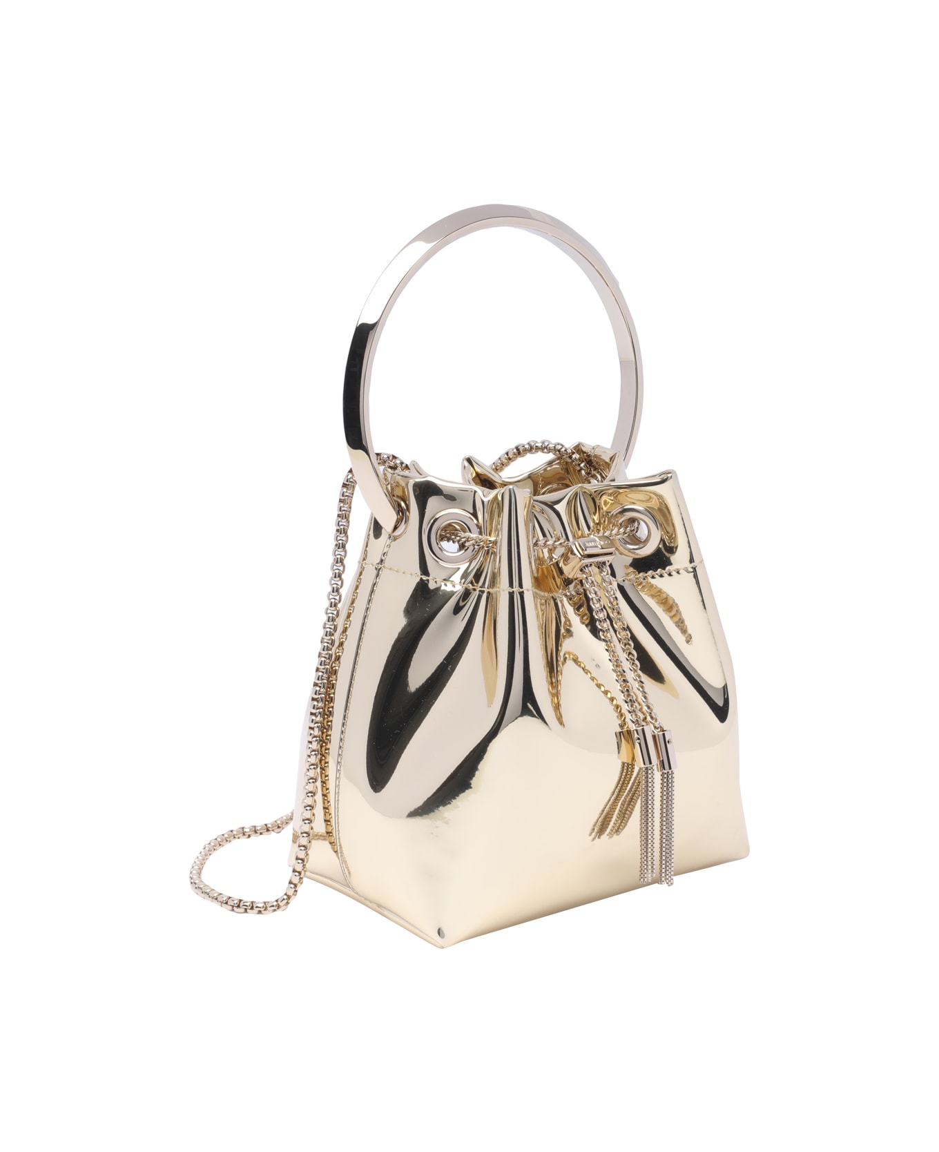 Jimmy Choo Bon Bon Bucket Bag - Golden