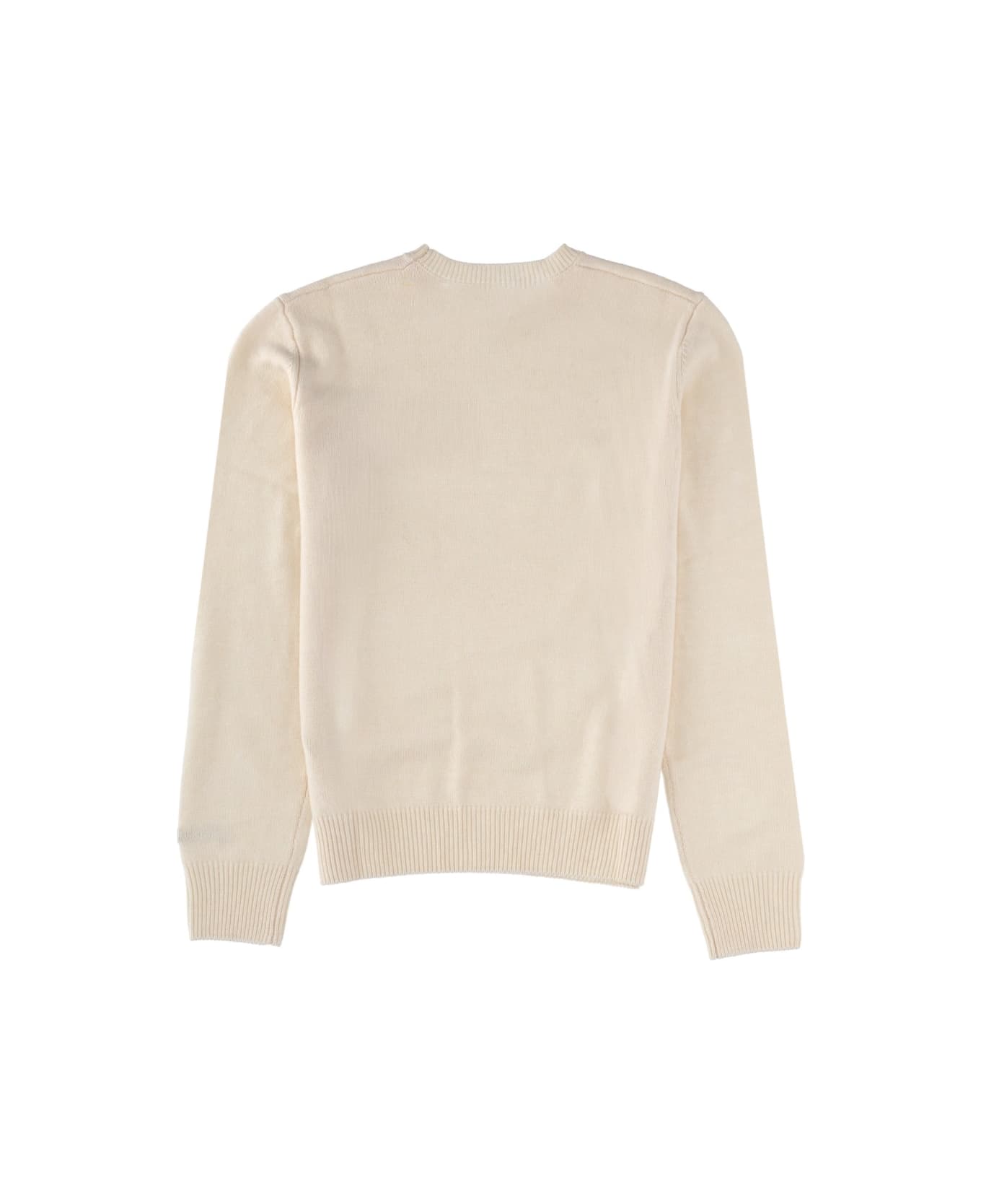 MC2 Saint Barth "new Queen" Jersey With Embroidery - IVORY