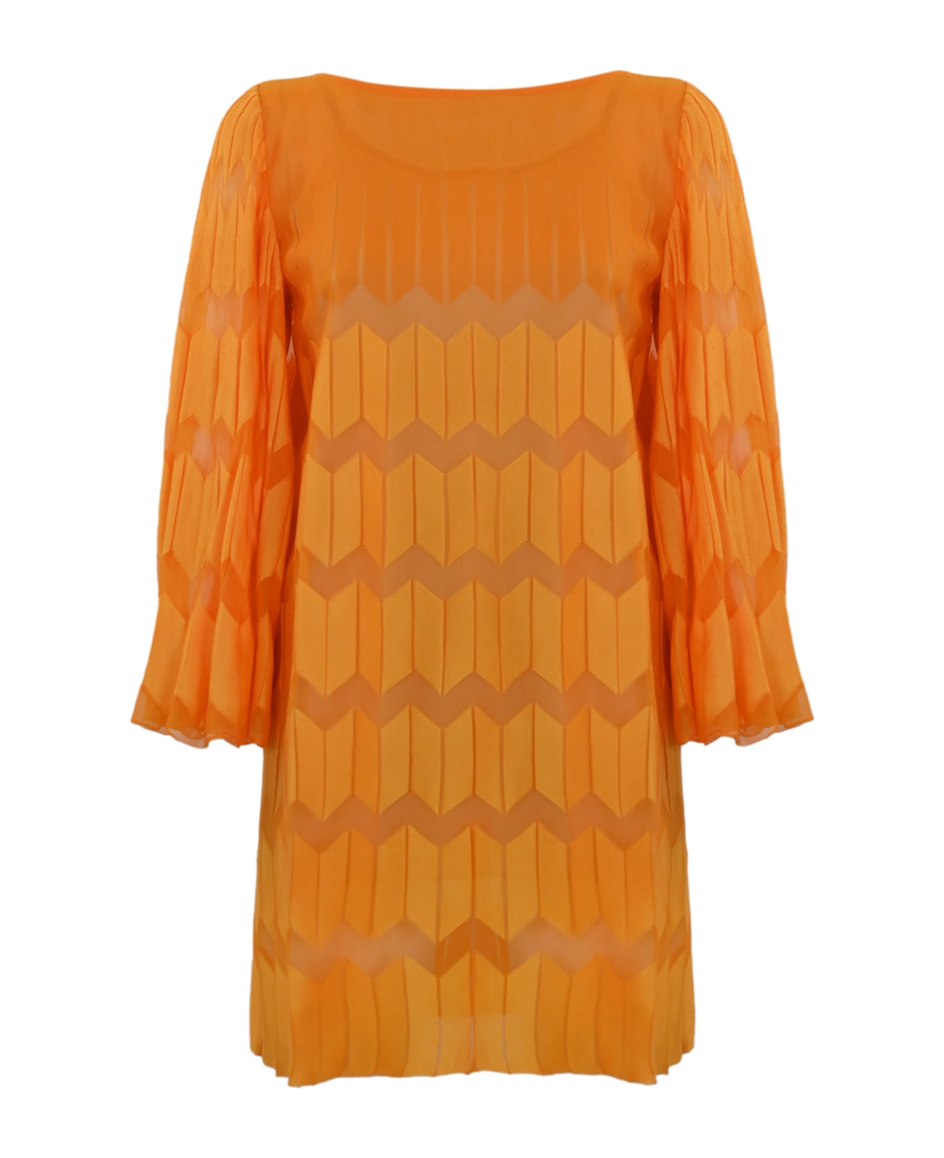 Antonino Valenti Yayoi Silk Dress - Arancio