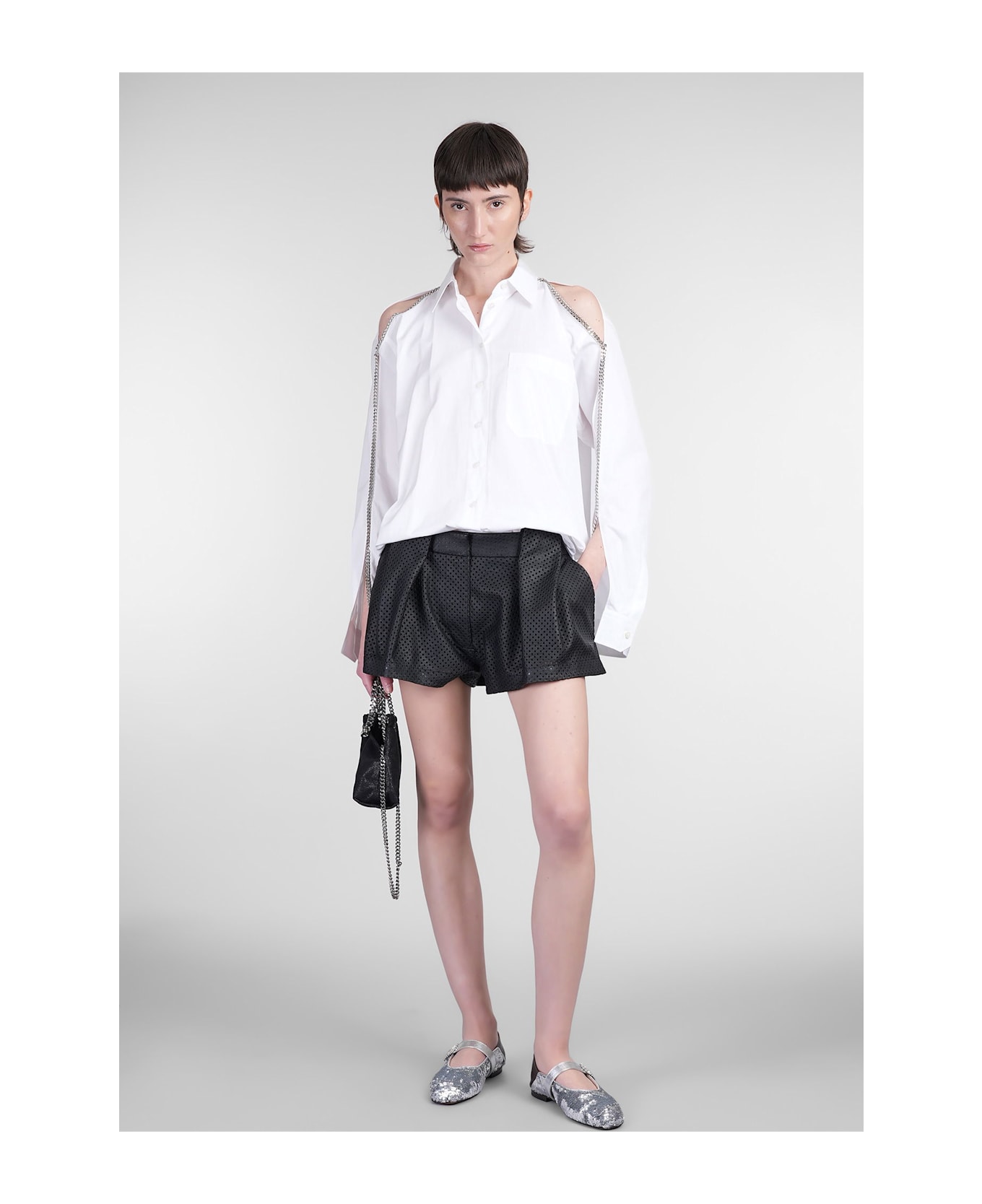 Stella McCartney Shorts In Black Viscose - black