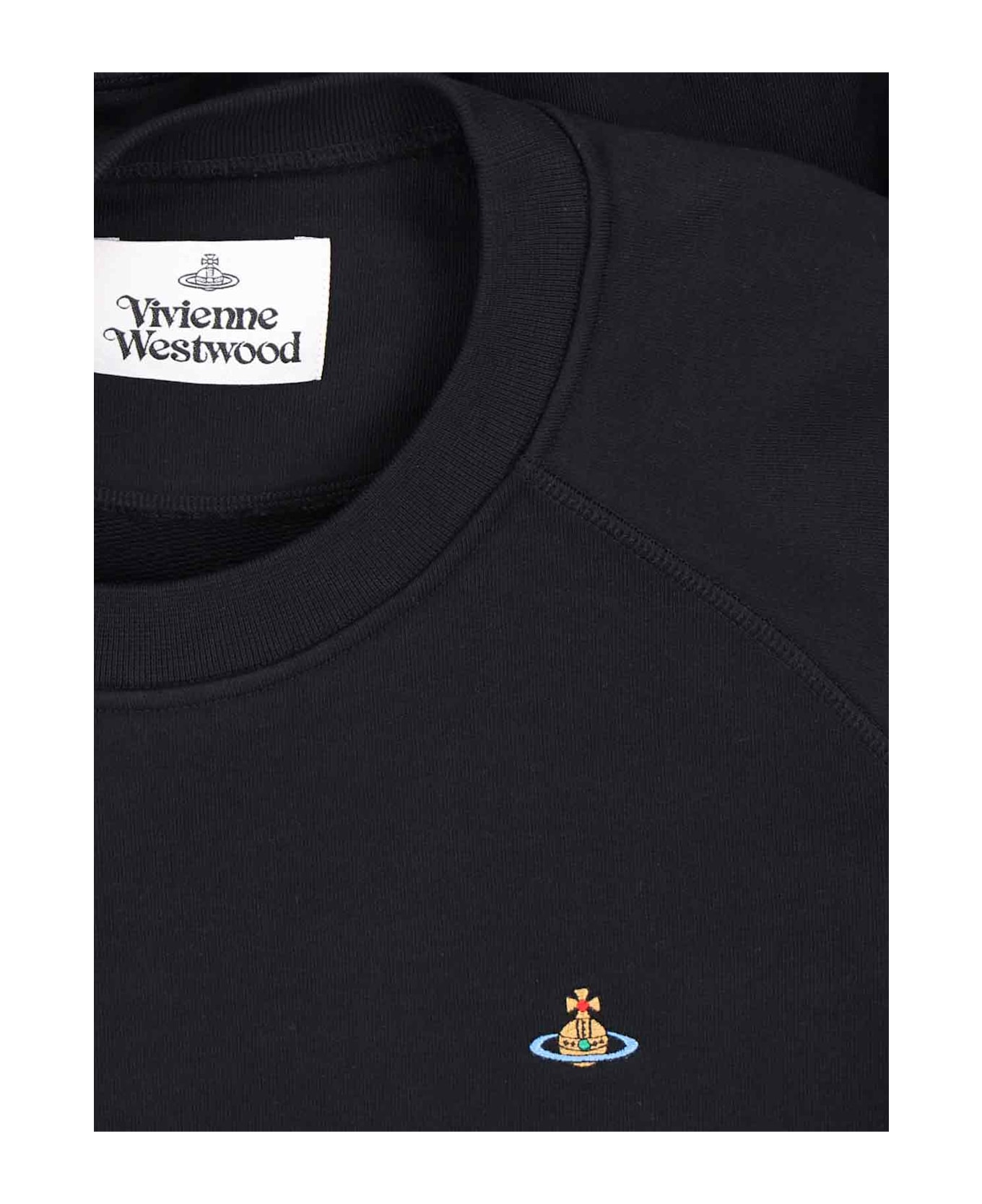 Vivienne Westwood 
orb
 Crew Neck Sweatshirt - BLACK