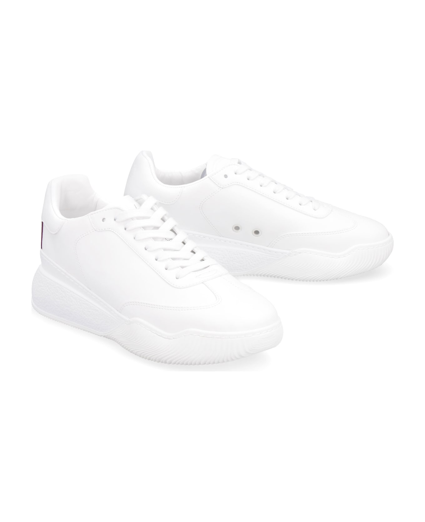 Stella McCartney Faux Leather Sneakers - White