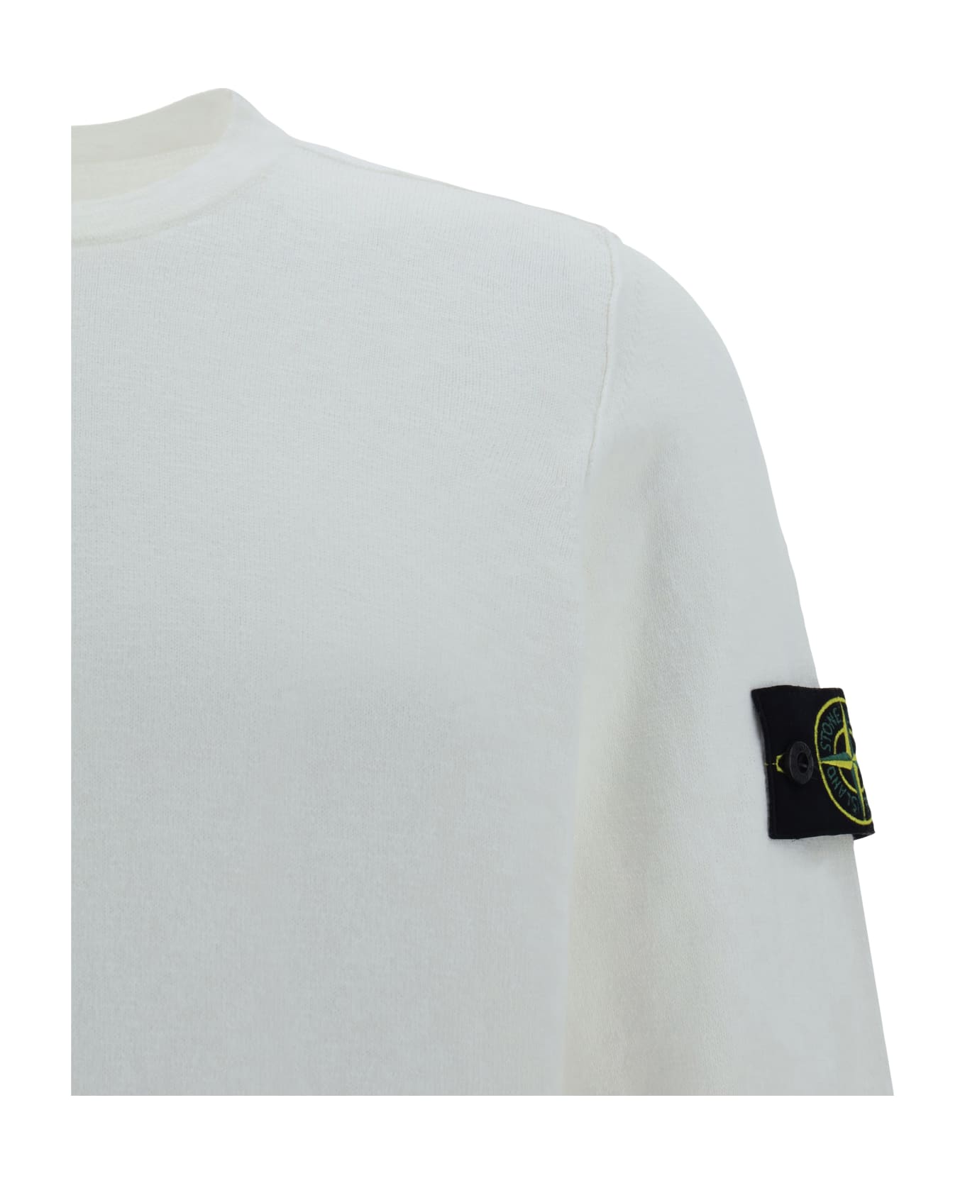 Stone Island Crew-neck Sweater - Bianco
