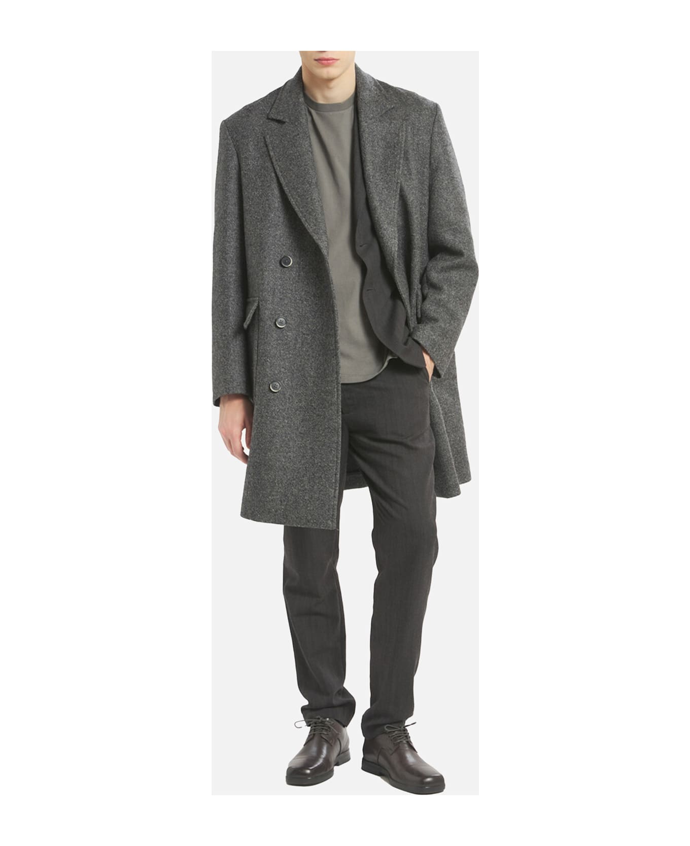 Barena Gazabin Granelo Coat - Grey