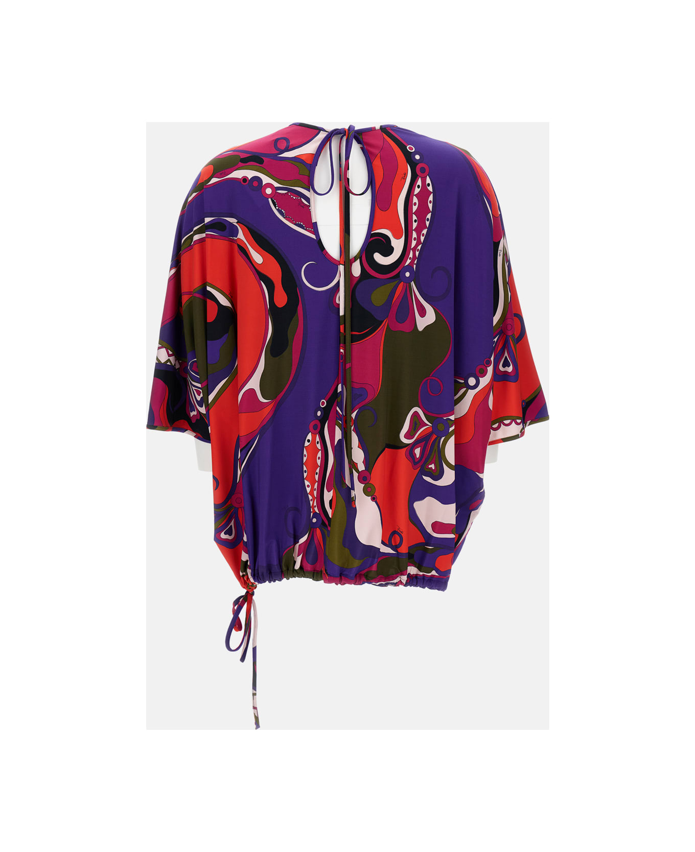 Pucci Satin Jersey Blouse - MultiColour