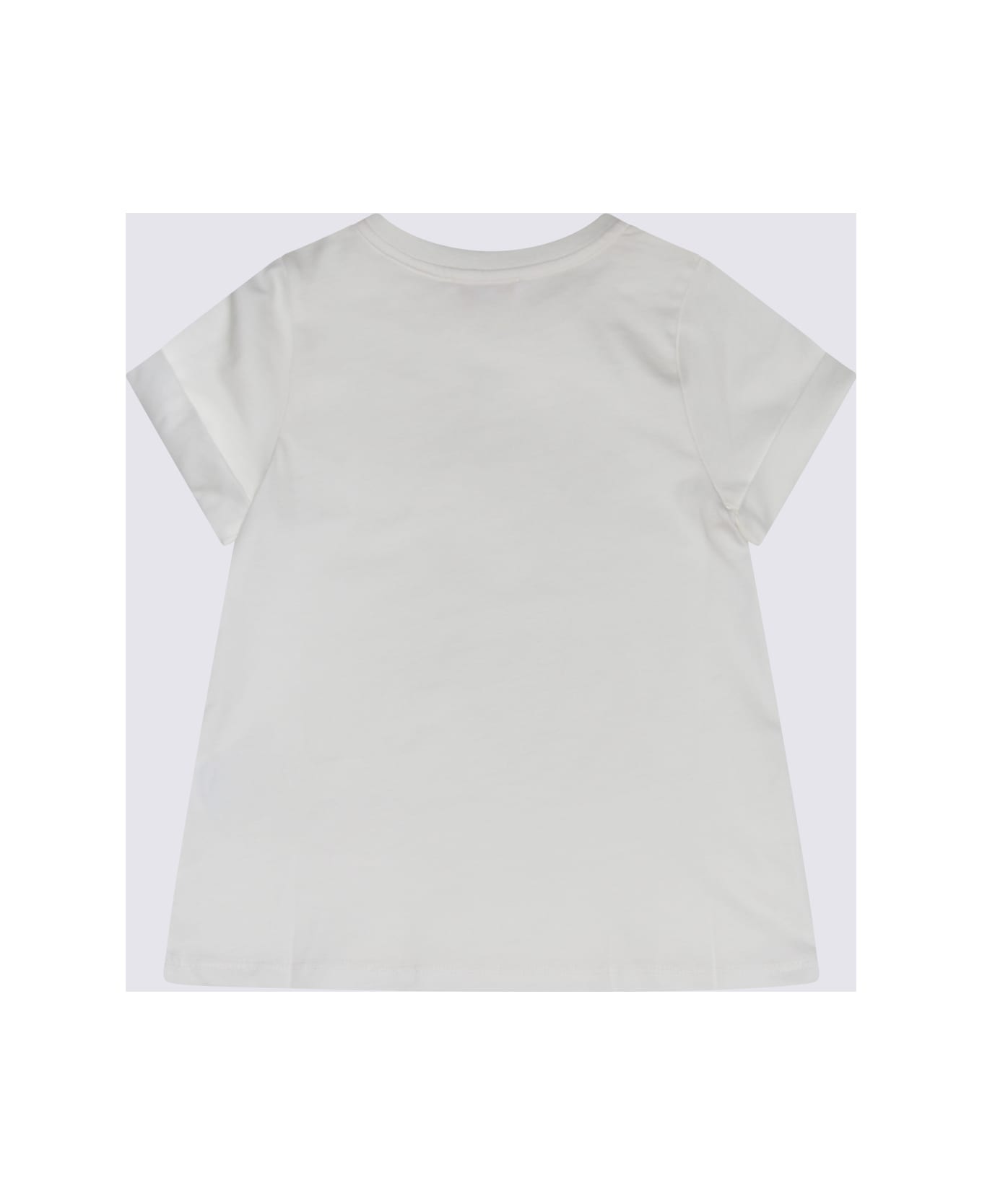 Chloé White Cotton Tshirt - Beige Tシャツ＆ポロシャツ