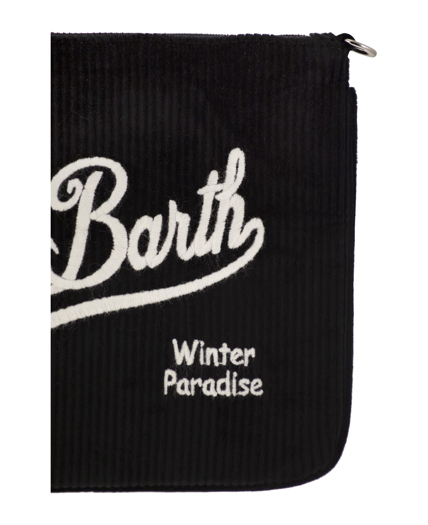MC2 Saint Barth Pochette Bag With Shoulder Strap - Black