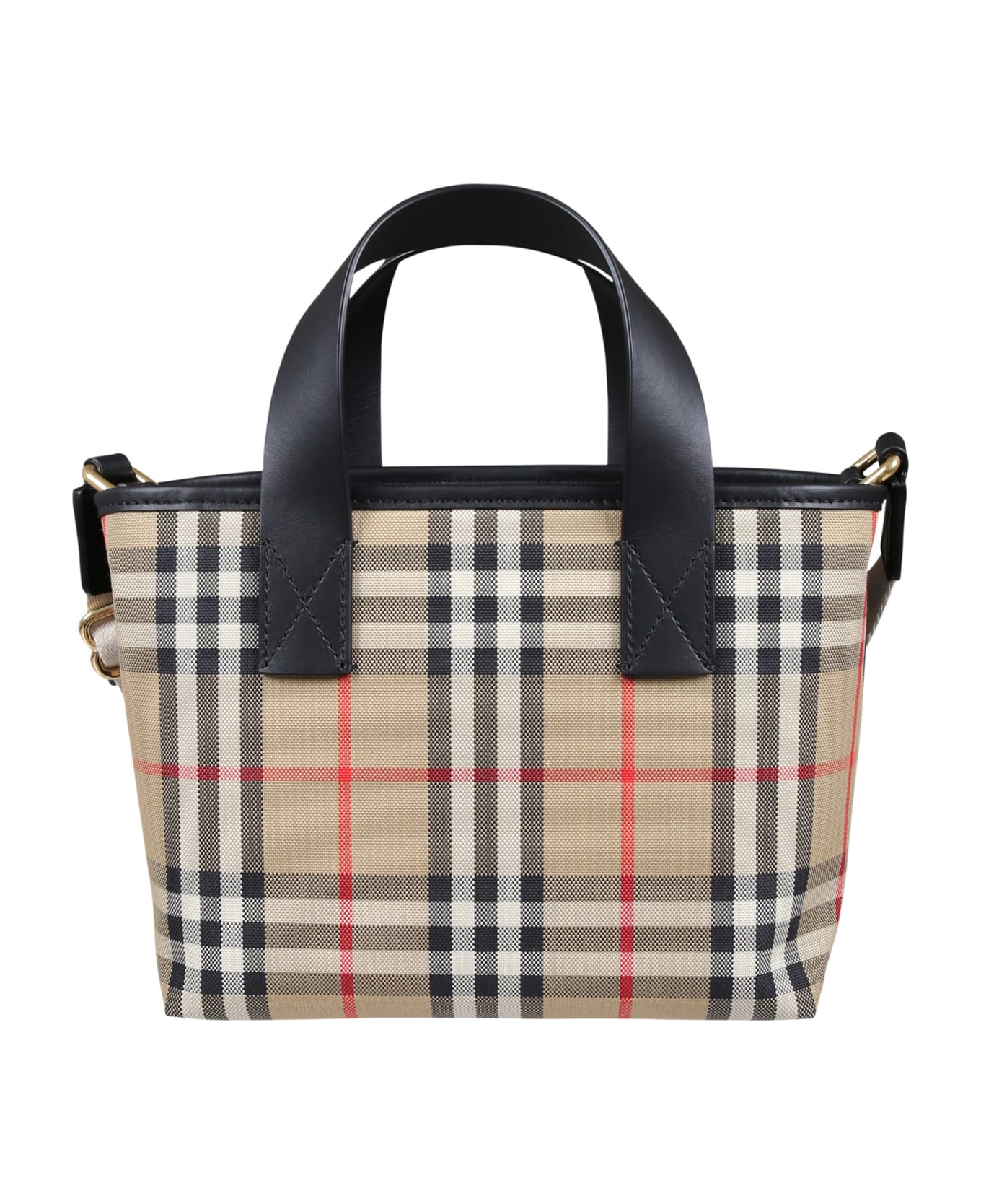 Burberry Beige Bag For Girl With Vintage Check - Beige