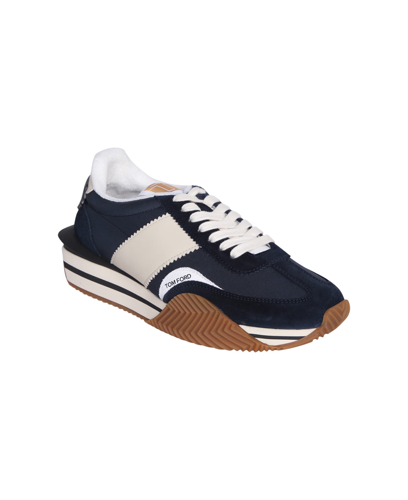 Tom Ford James Sneakers - MIDNIGHTBLUEBEIGECREAM