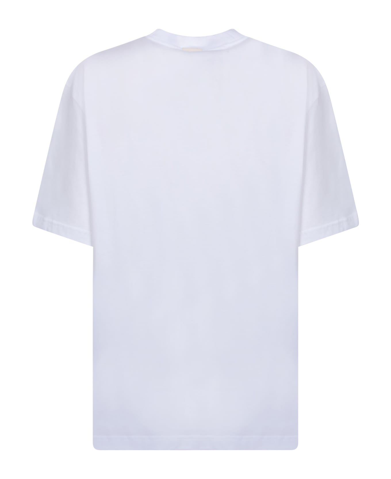 Sunnei White Head Of Fashion T-shirt - White