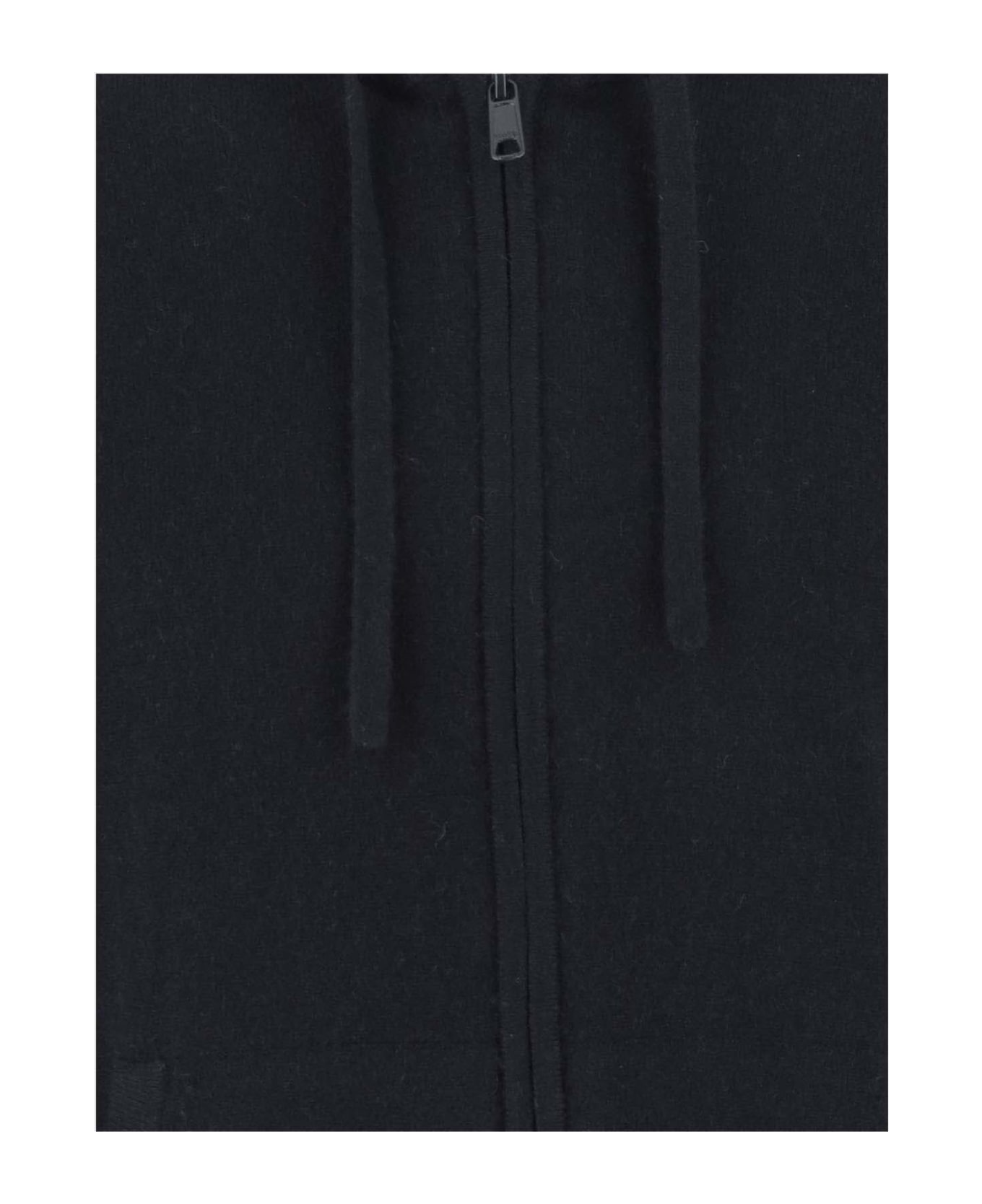 Vince Cashmere Hoodie - Black