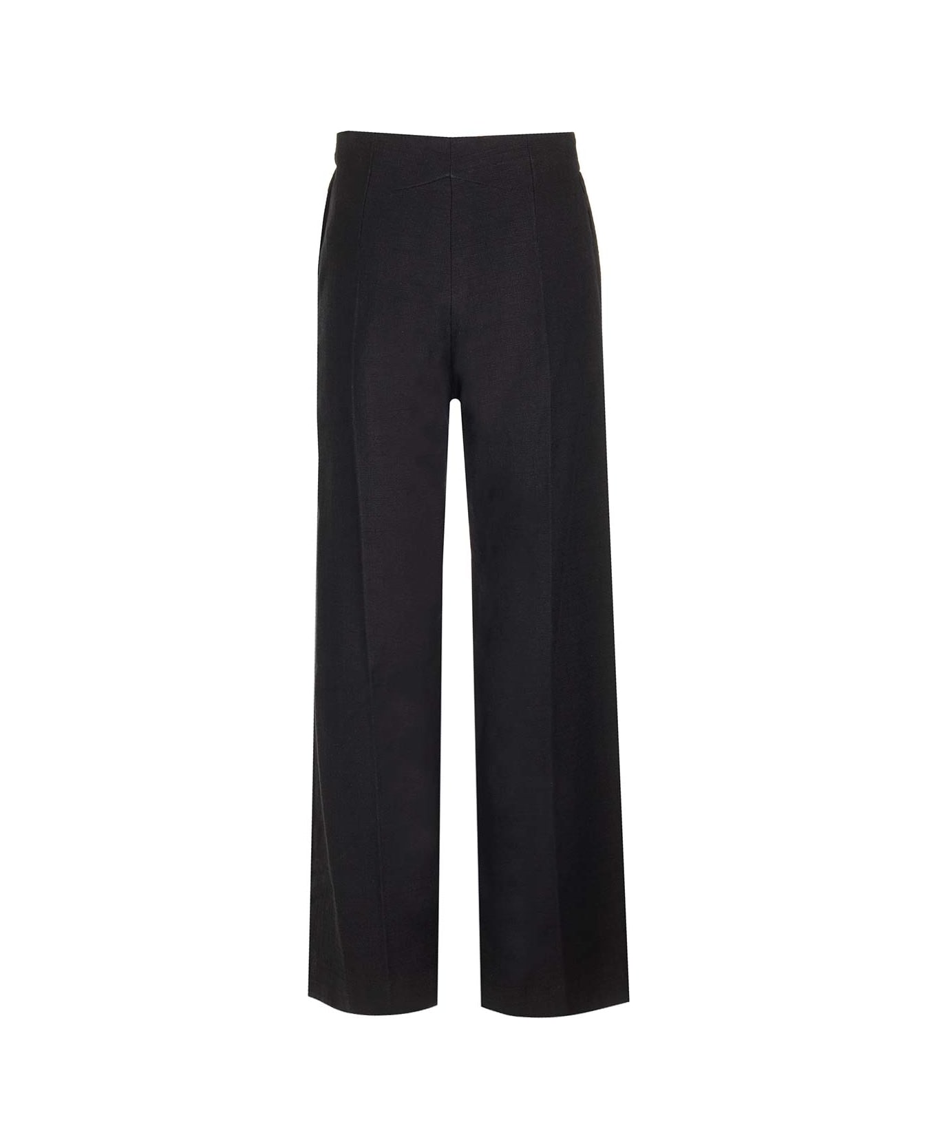 Patou Stretch Tweed Trousers - BLACK ボトムス