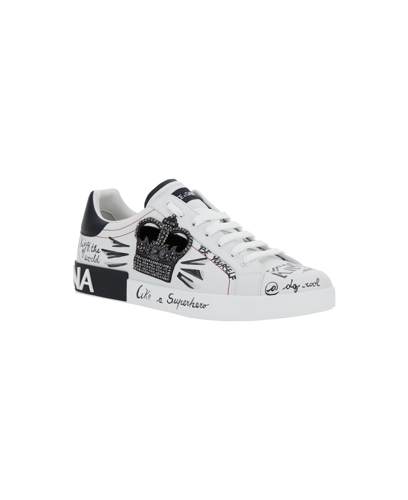 Dolce 
Gabbana Portofino Sneakers - White