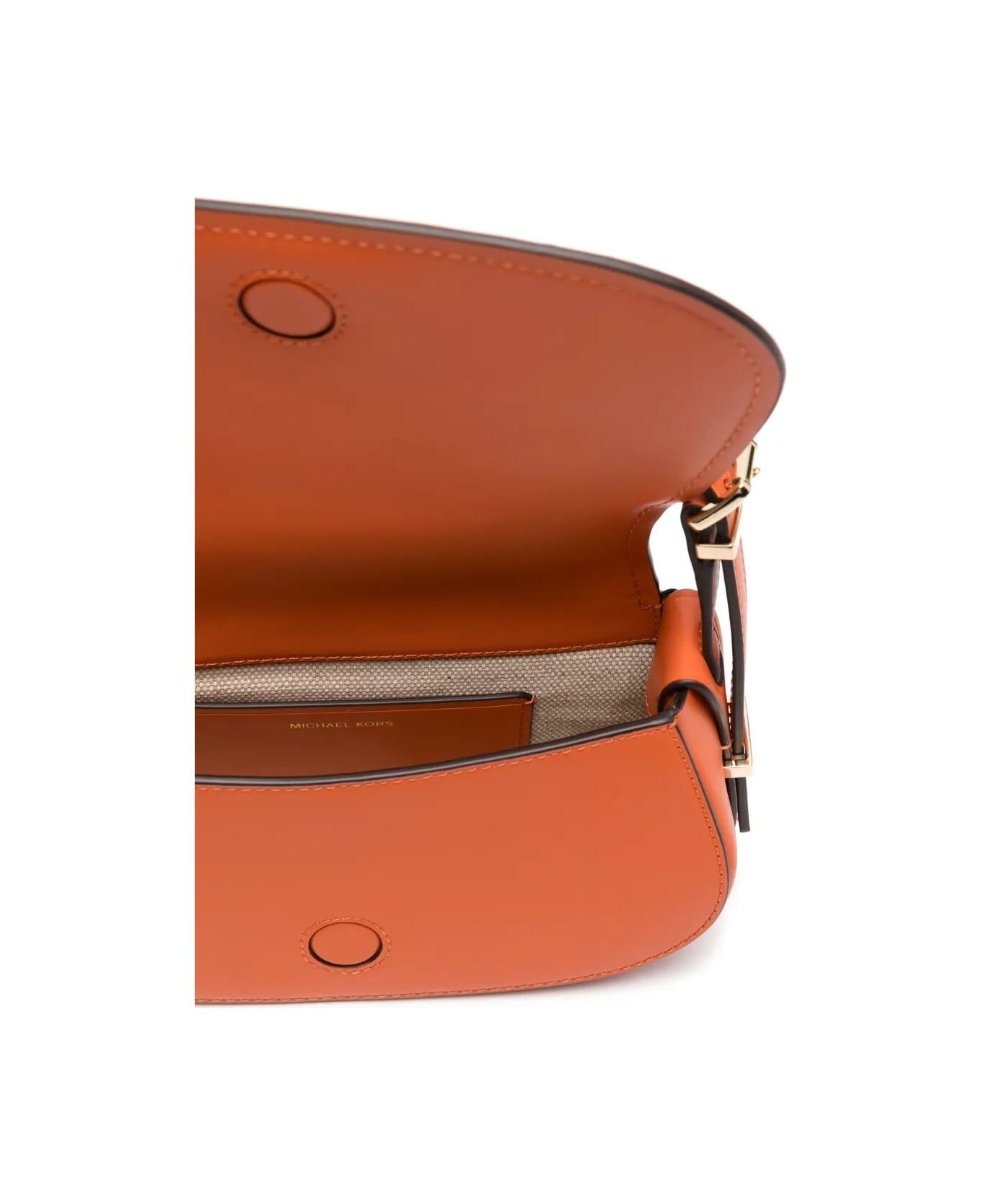 MICHAEL Michael Kors Lydiasmall Flat Crossbody - Orange Punch