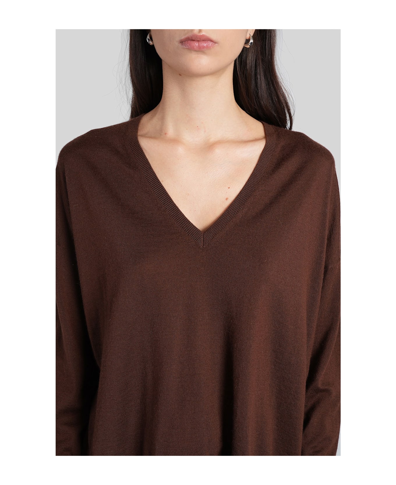 Co Knitwear In Brown Cashmere - brown