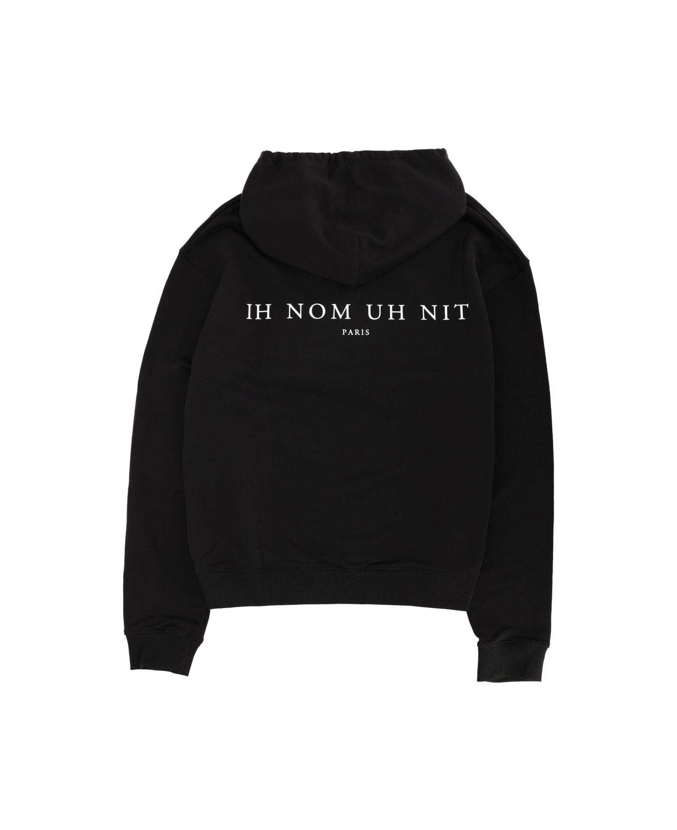 ih nom uh nit Sweatshirt With Print - BLACK