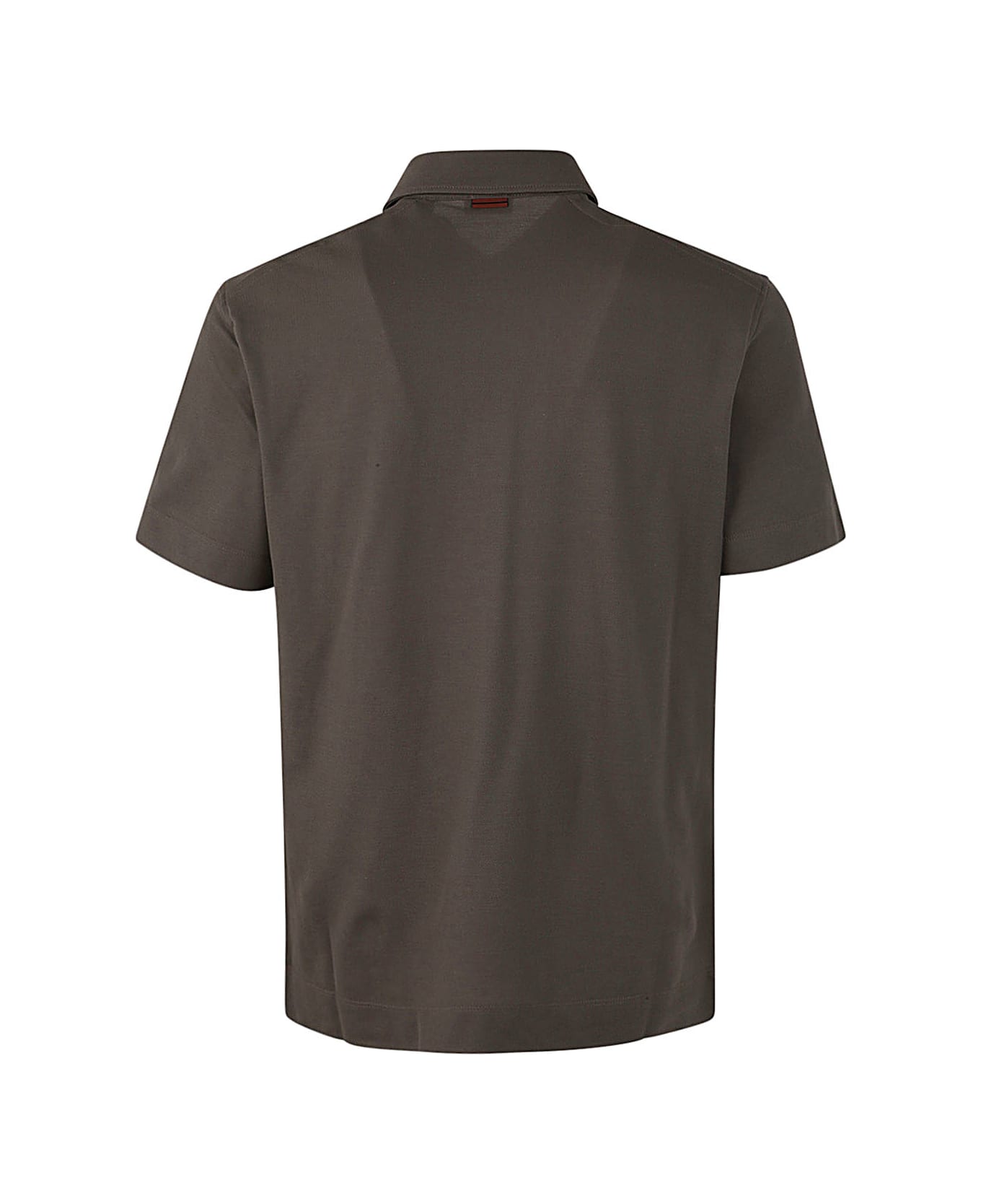 Zegna Pure Cotton Polo - Brown ポロシャツ