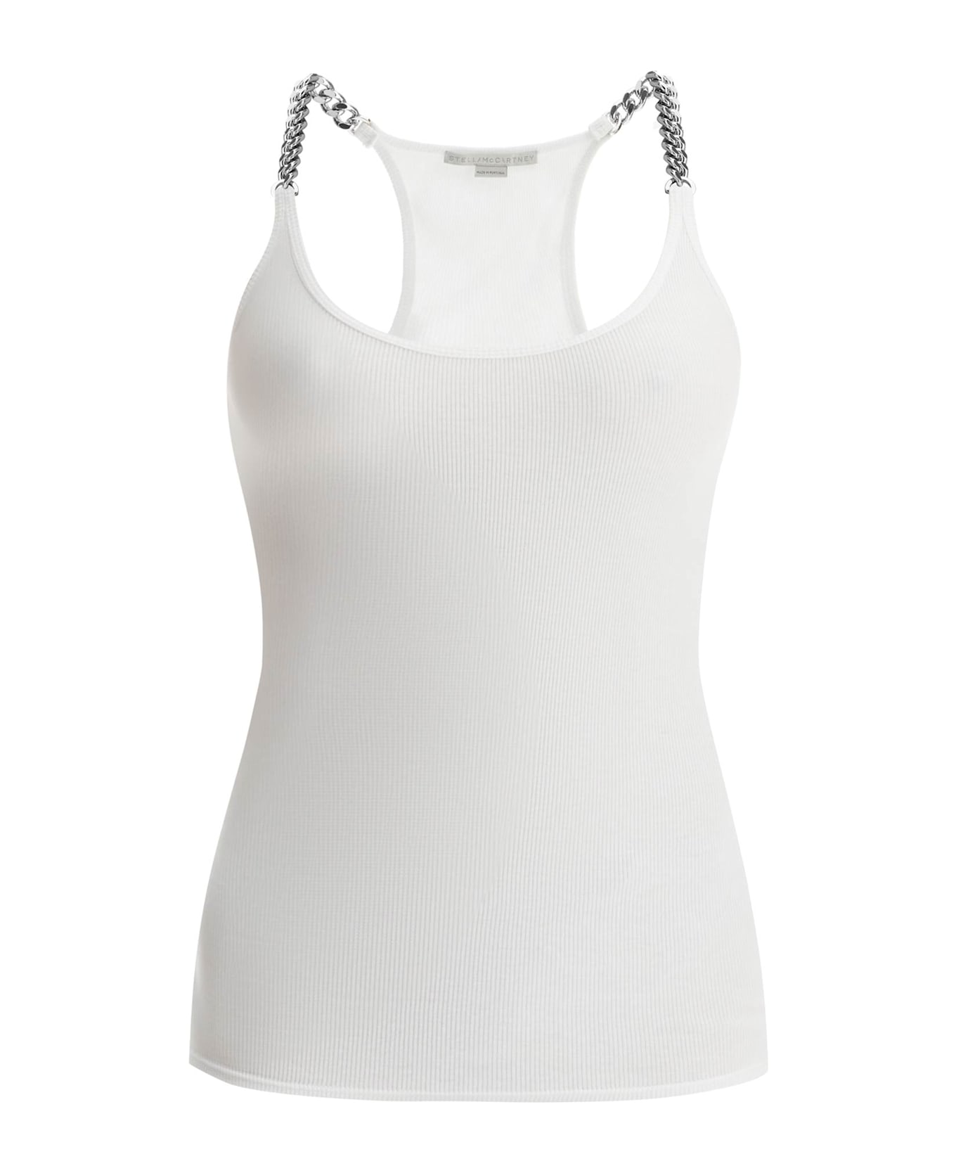 Stella McCartney 'tank Top With Chains Detail - PURE WHITE (White)