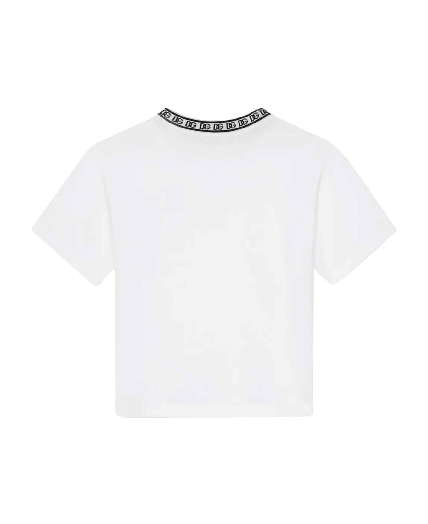 Dolce & Gabbana White T-shirt Boy - Bianco