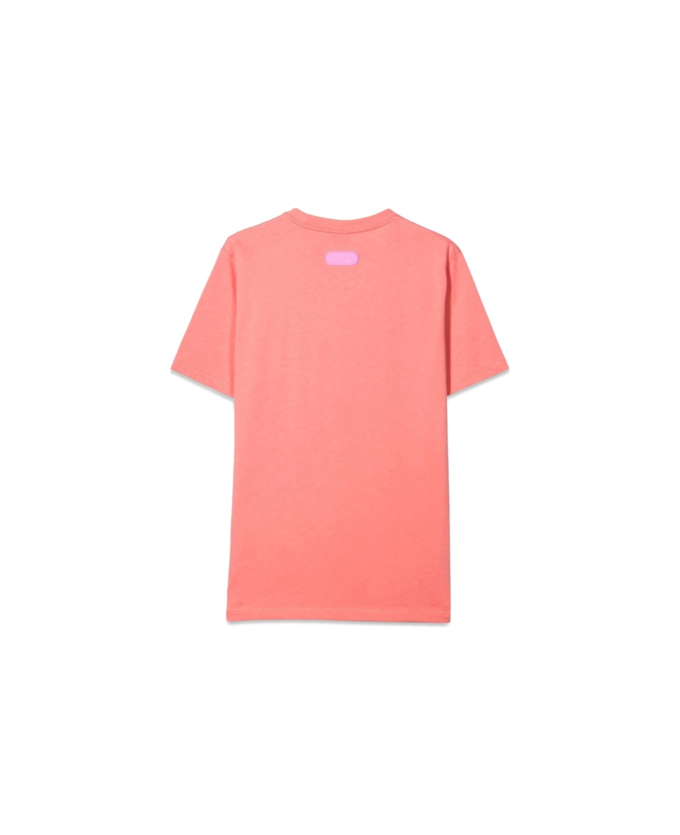 GCDS Oversize Jersey T-shirt Girl - PINK Tシャツ＆ポロシャツ