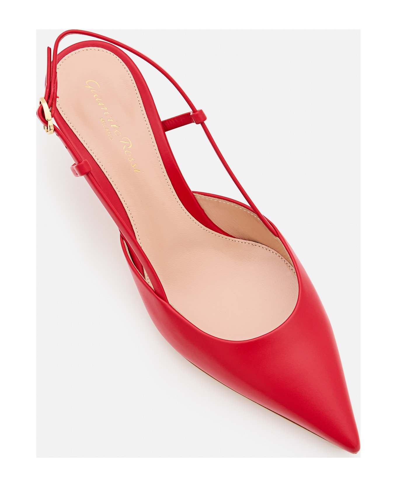 Gianvito Rossi Ascent 55 Slingback - Red