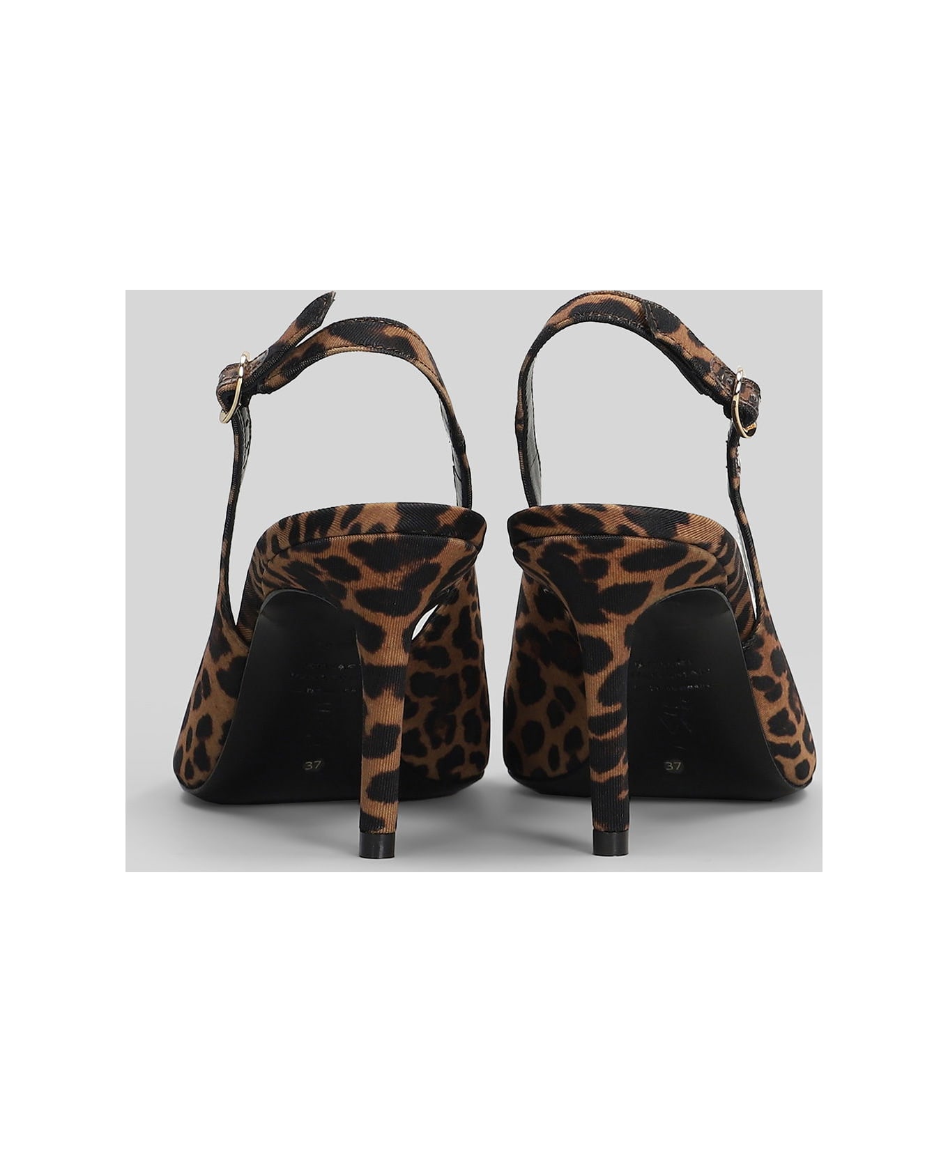 Stuart Weitzman Stuart Power Pumps In Animalier Satin - Animalier