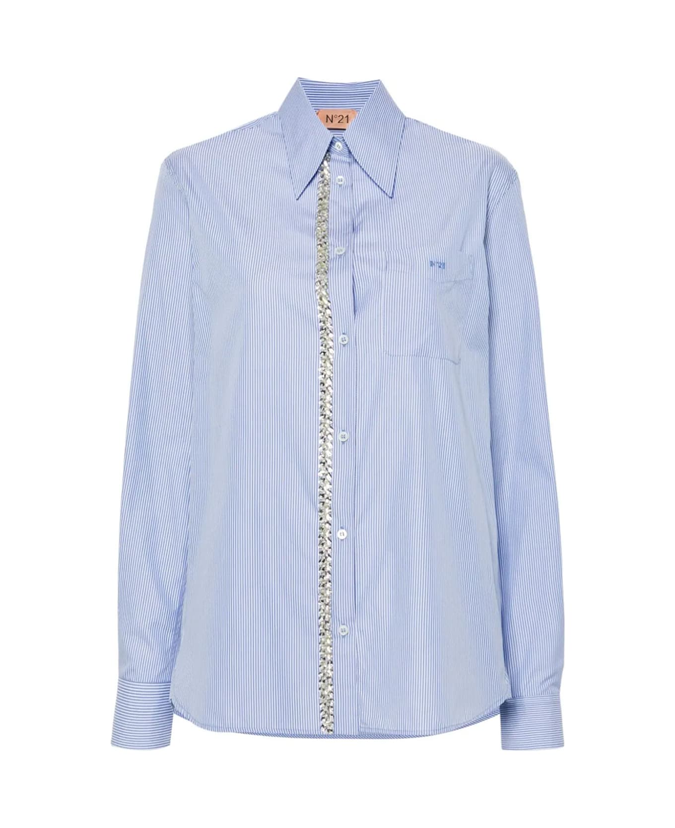 N.21 Shirt - Clear Blue