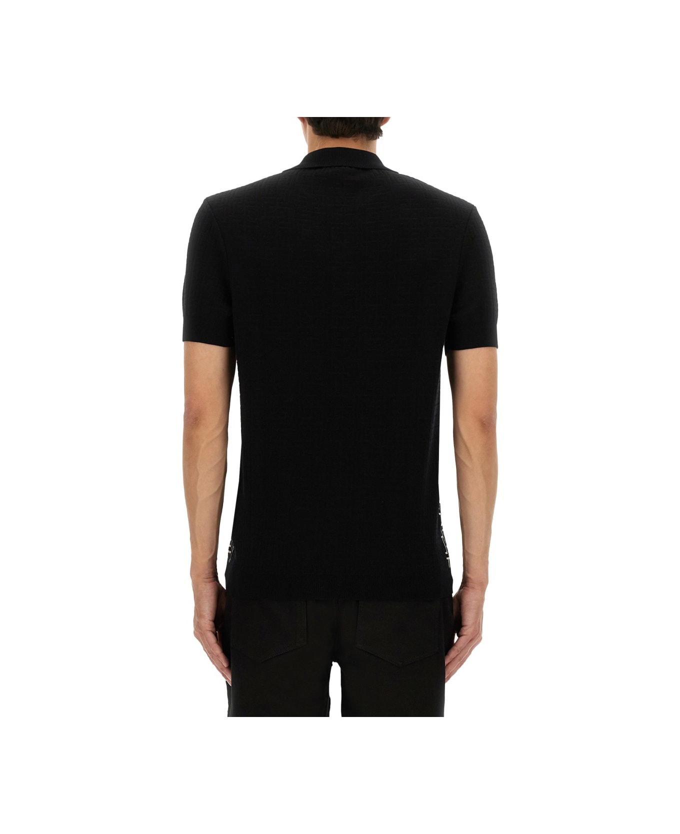 Balmain Monogram Polo - MULTICOLOUR