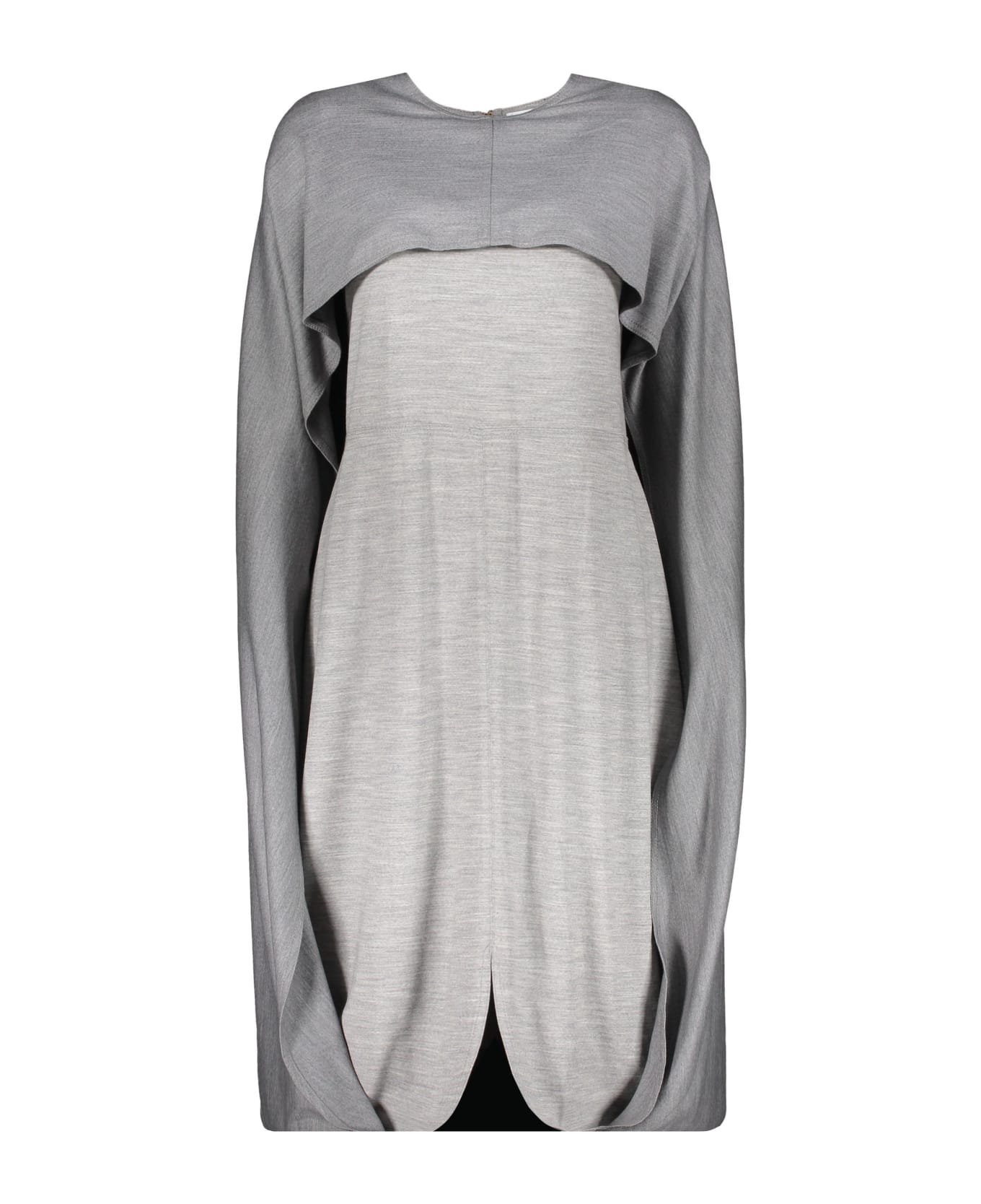 Burberry Cape-style Dress - grey